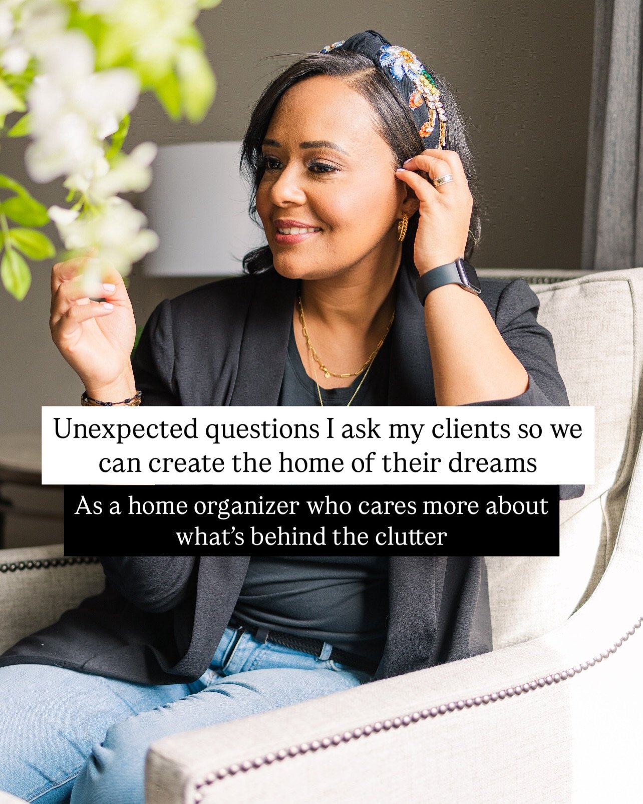 Most people think organizing starts with bins.

I start with questions like:

Are you a lefty or a righty?
What space has ever made you exhale just by walking into it?

Because when I understand how you live, I can help create a home that actually wo
