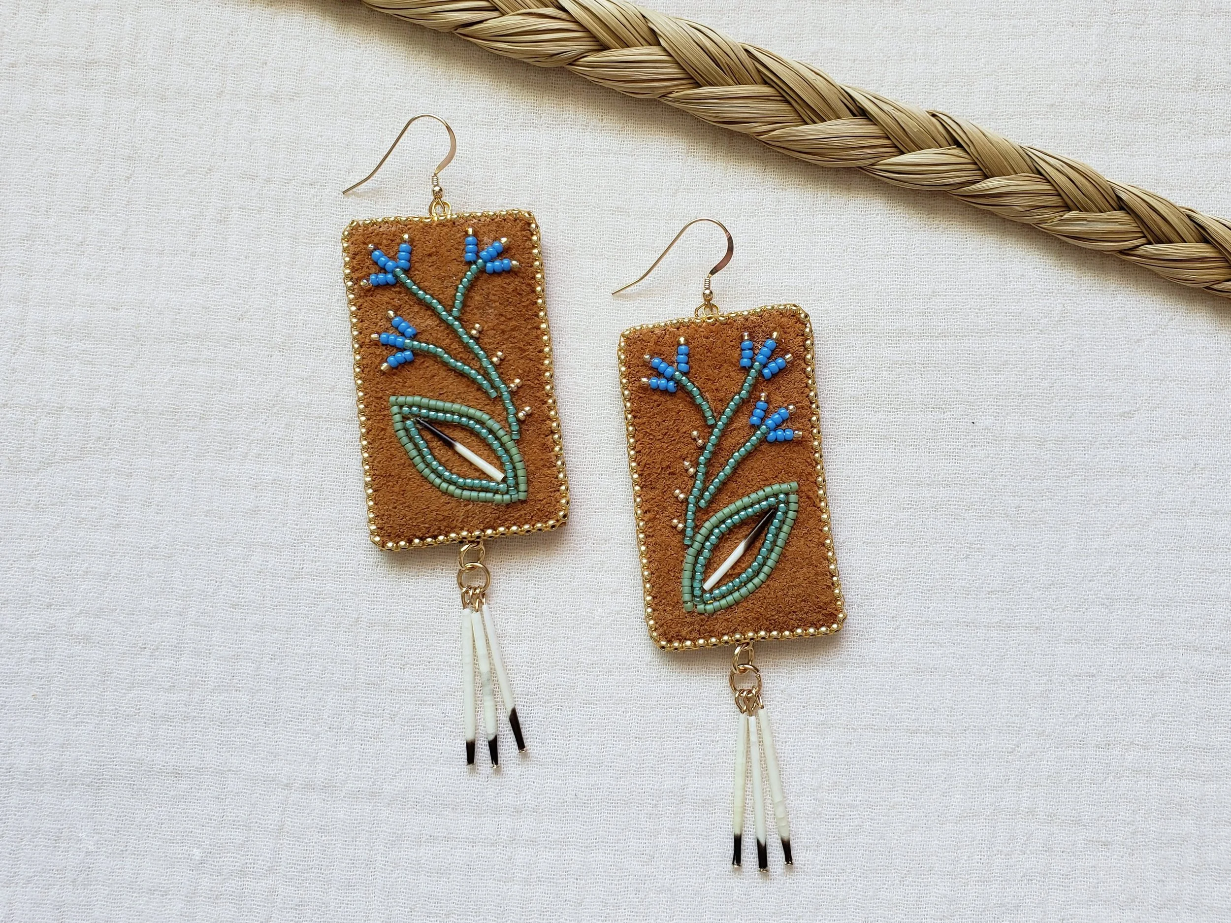 Blue Quill Blossoms. Stephanie Chambers // 2022