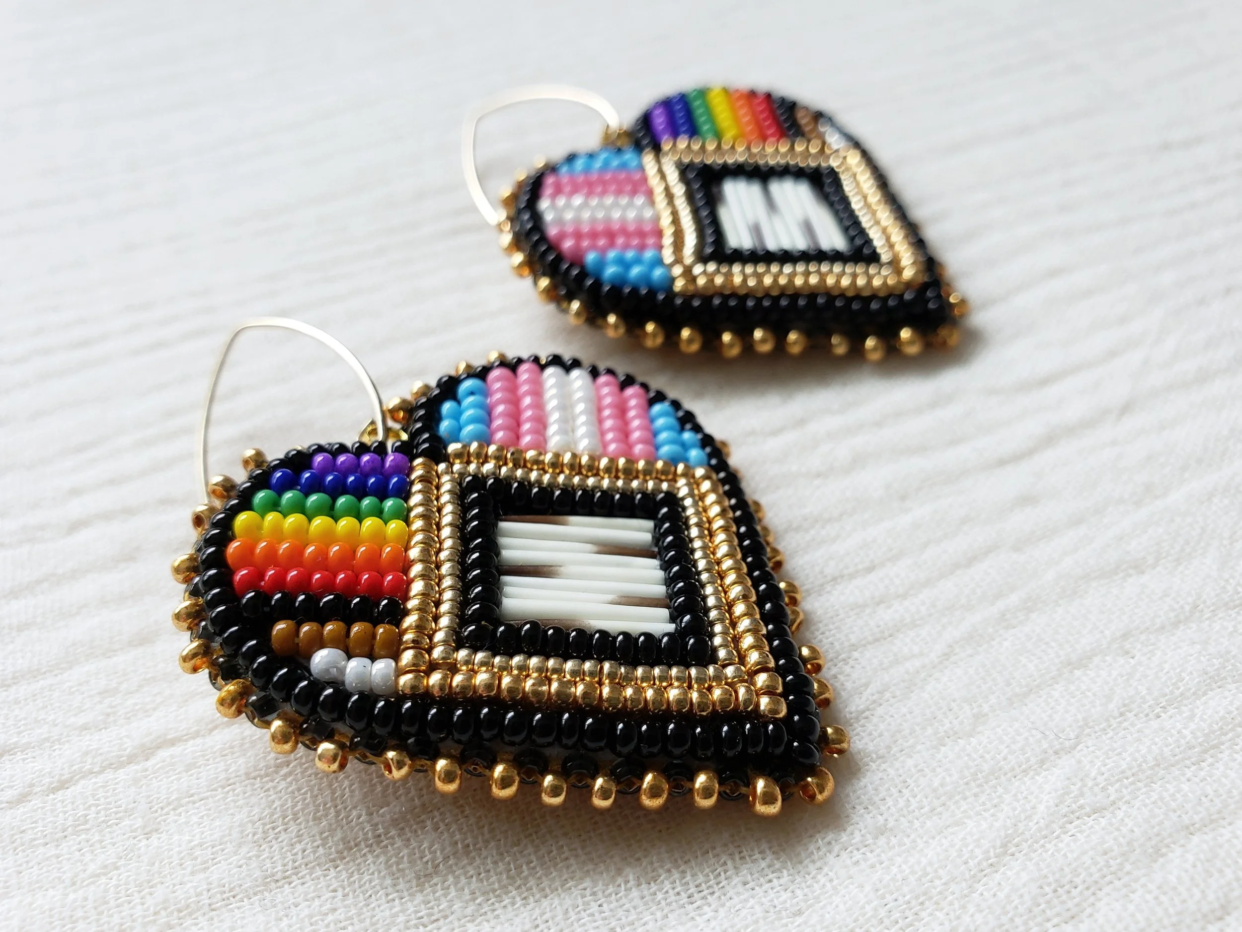 Pride Quill Hearts. Stephanie Chambers // 2023