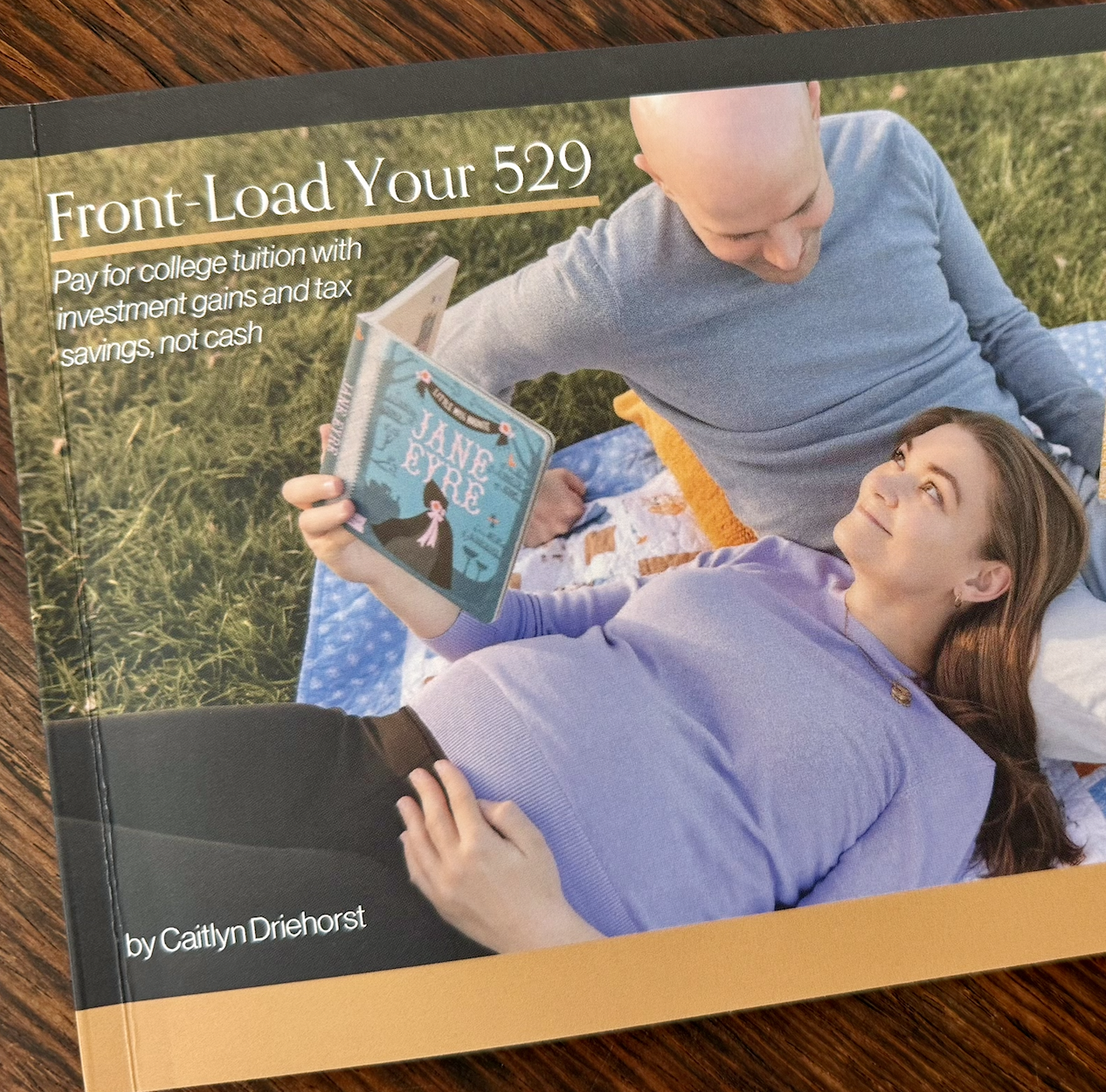 Picture of the "Frontload Your 529" book front cover