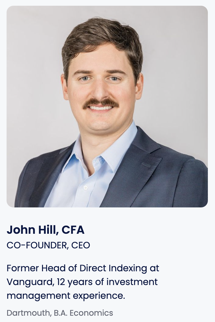 Picture of John Hill, CEO at Quorus direct indexing