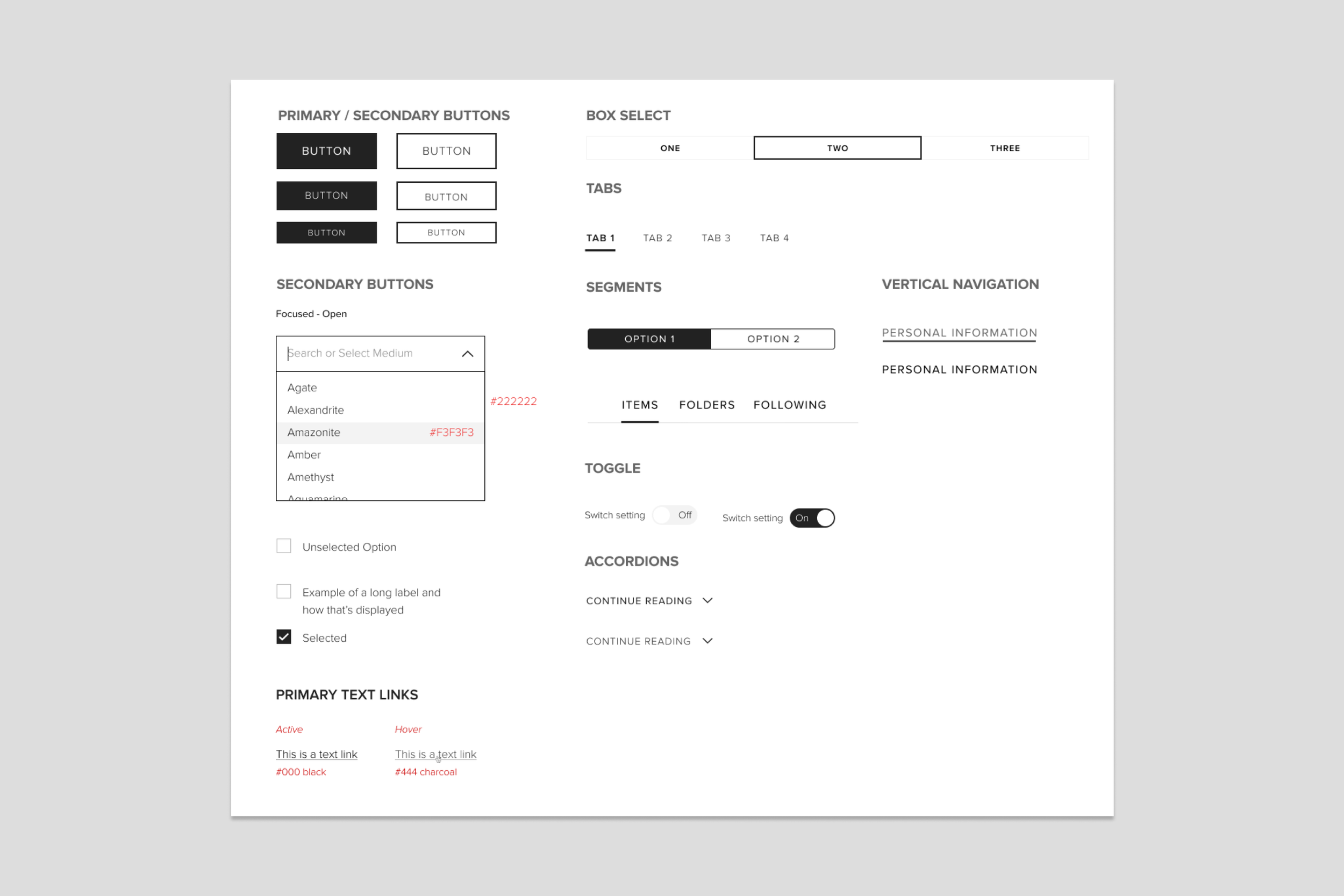 Accessibility Update on components