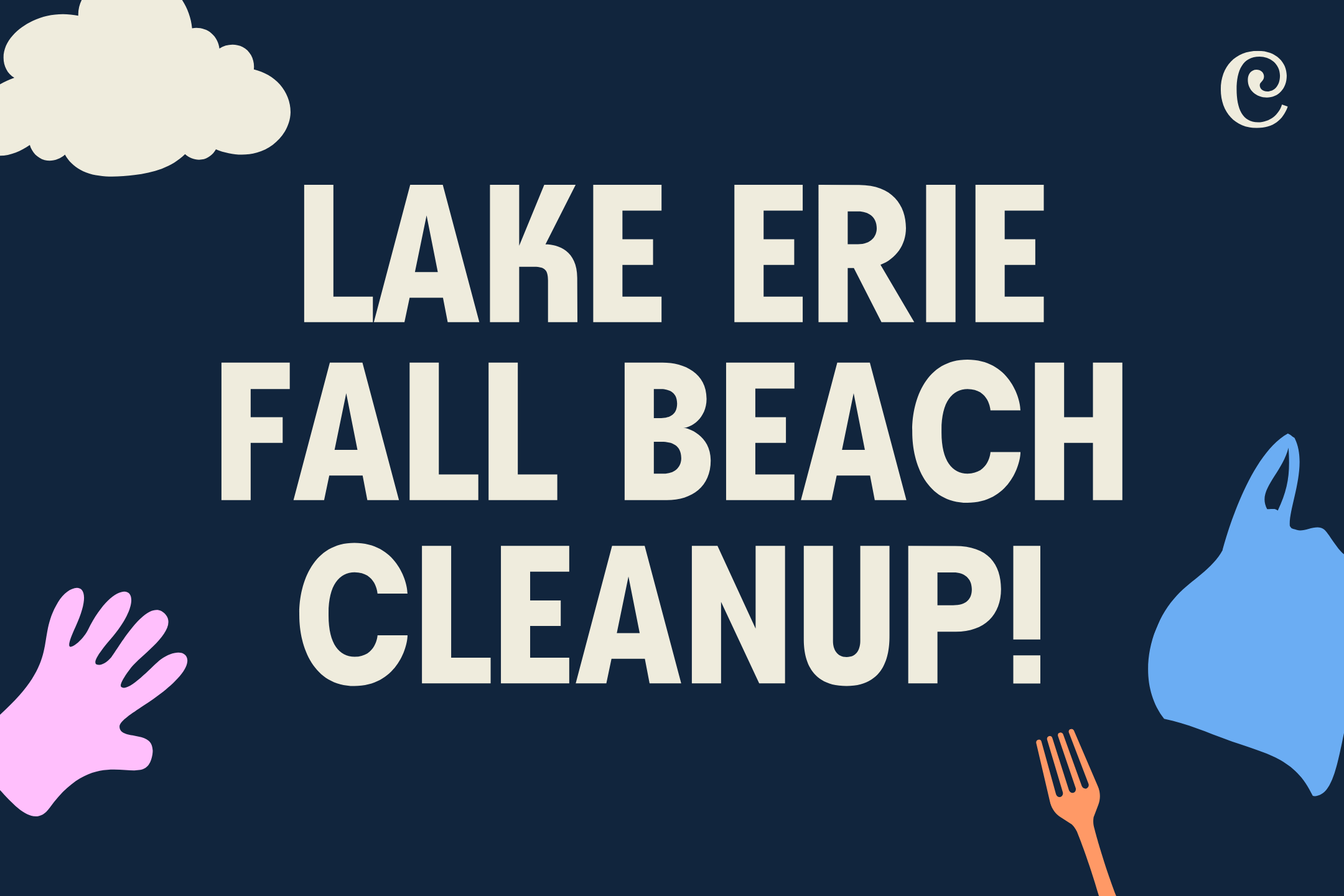 LAKE ERIE FALL BEACH CLEANUP