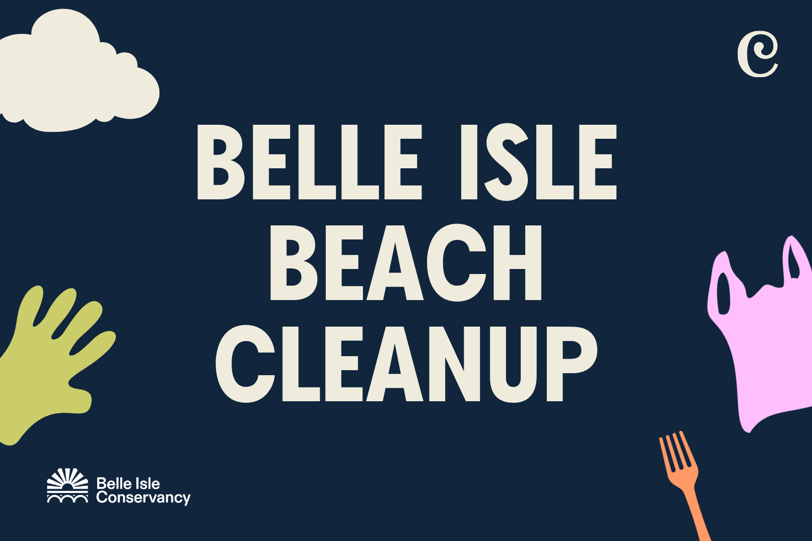 BELLE ISLE BEACH CLEANUP