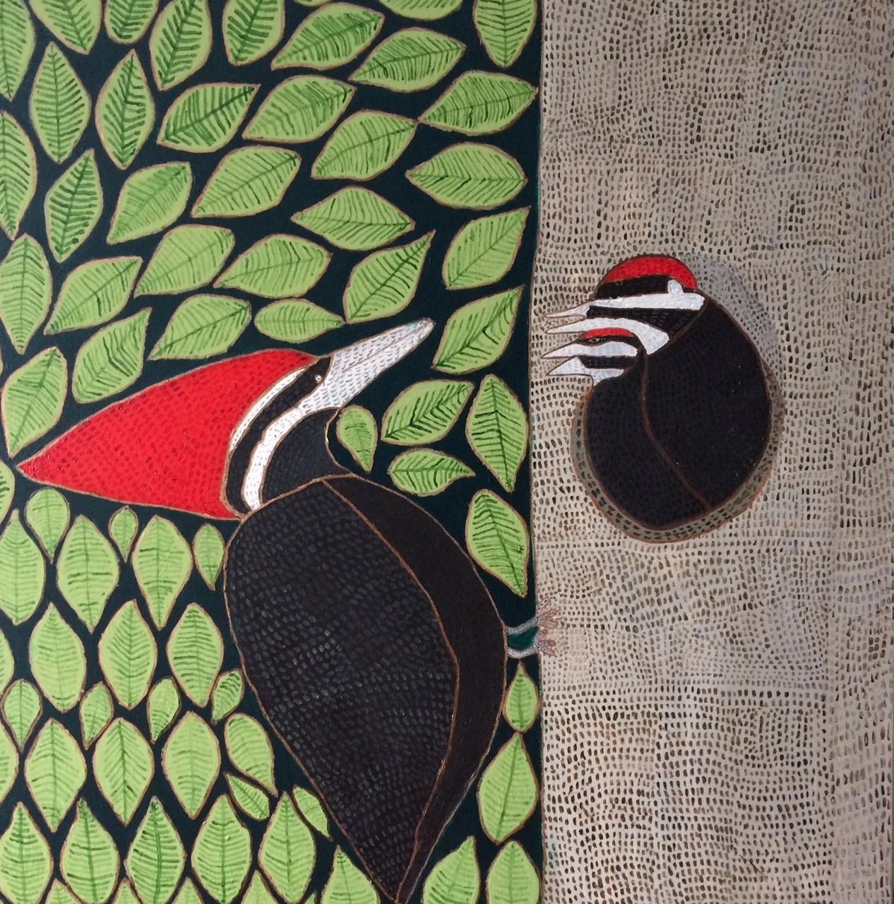 Pileated Woodpecker Family by Julia Pozsgai.jpg