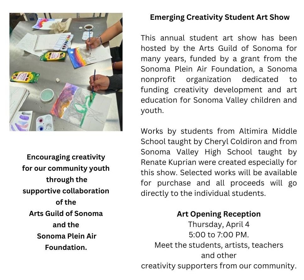 News — Arts Guild of Sonoma