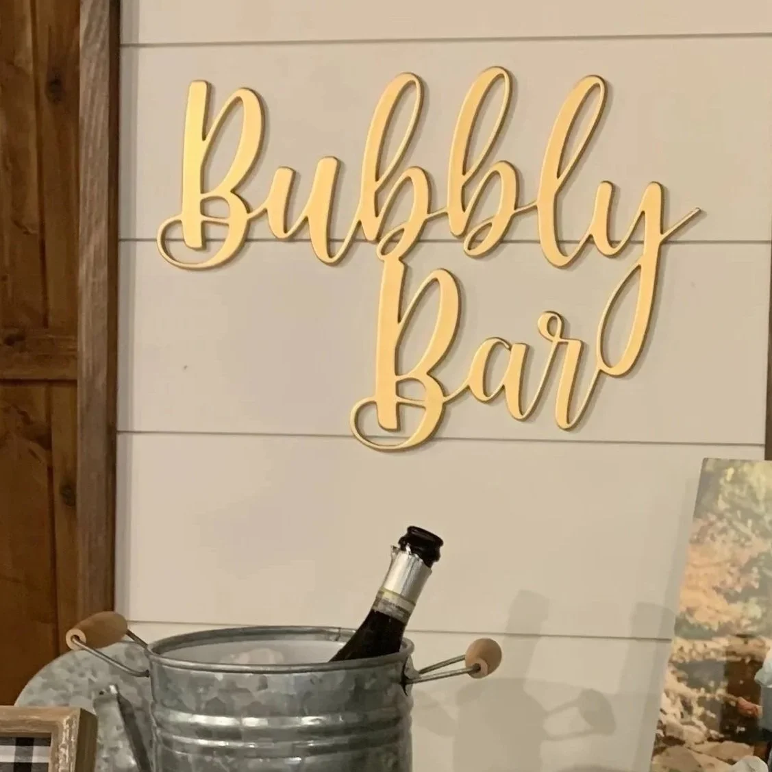 Bridal Shower Bubbly Bar