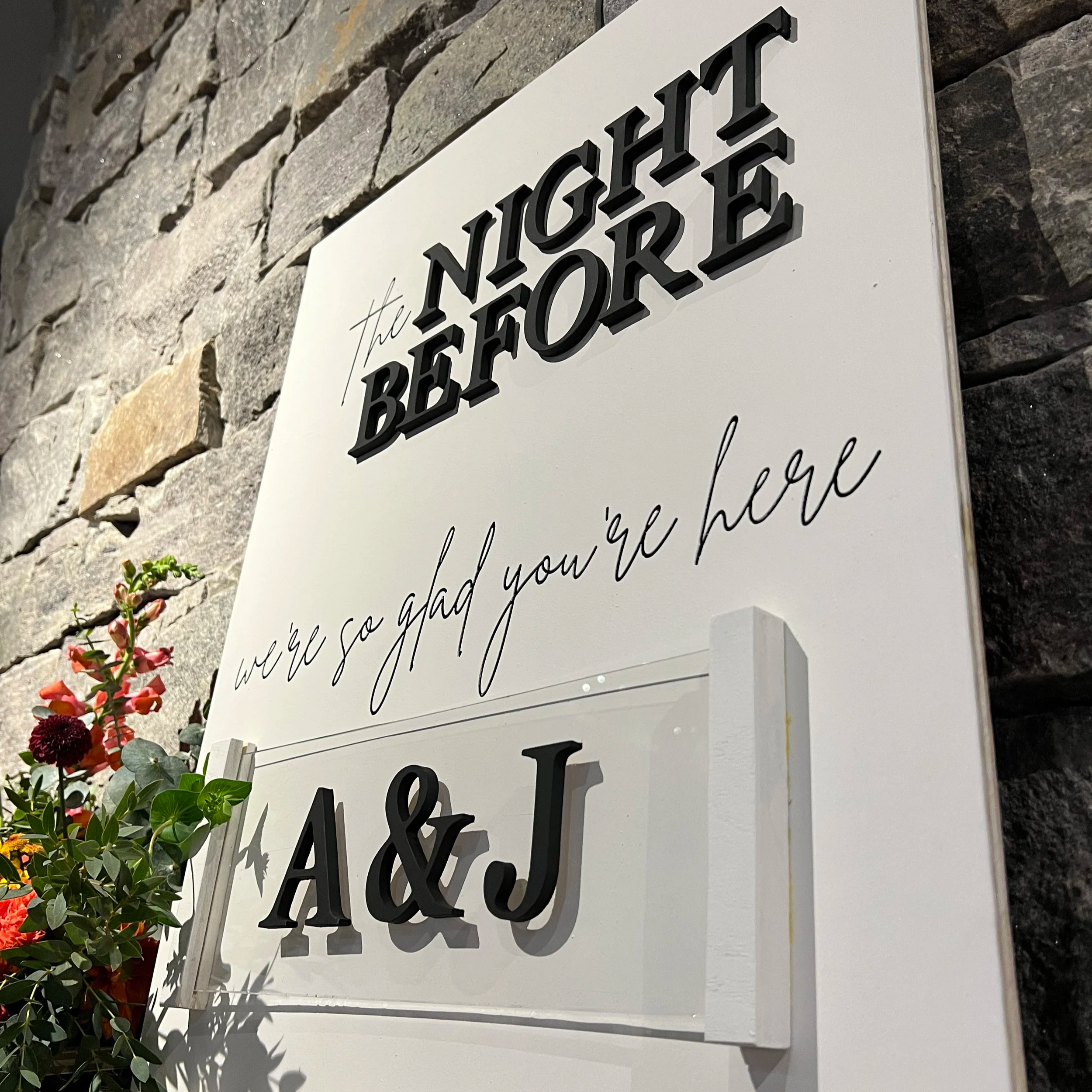 Rehearsal Dinner Welcome