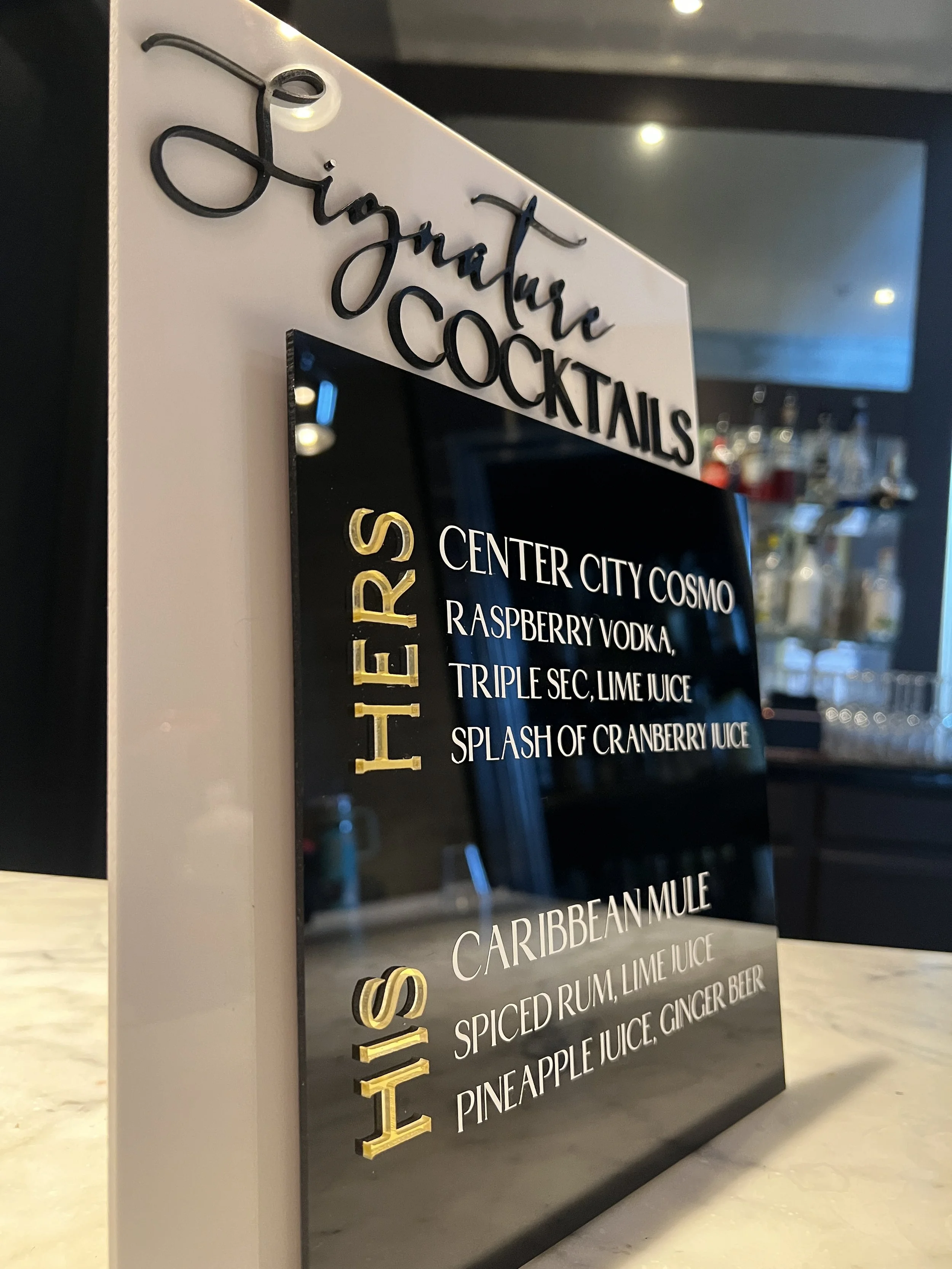 Black White Gold Acrylic Signature Cocktail Sign.JPG