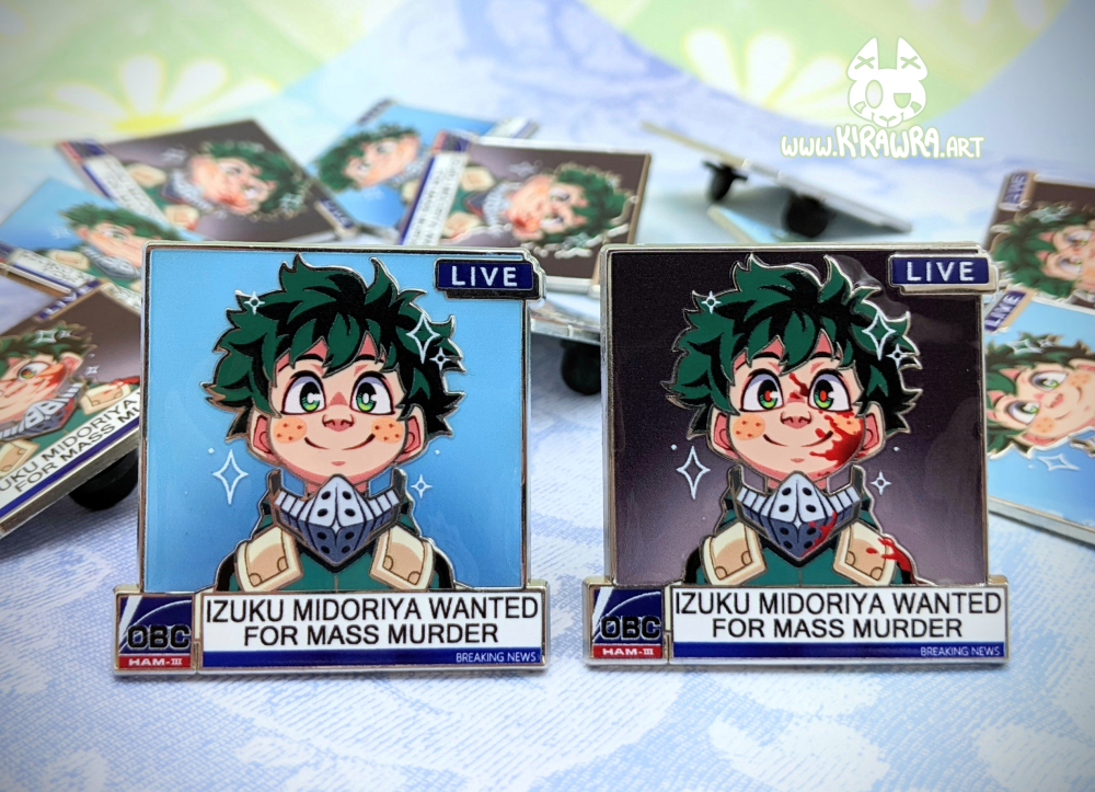 WANTED Deku Pin