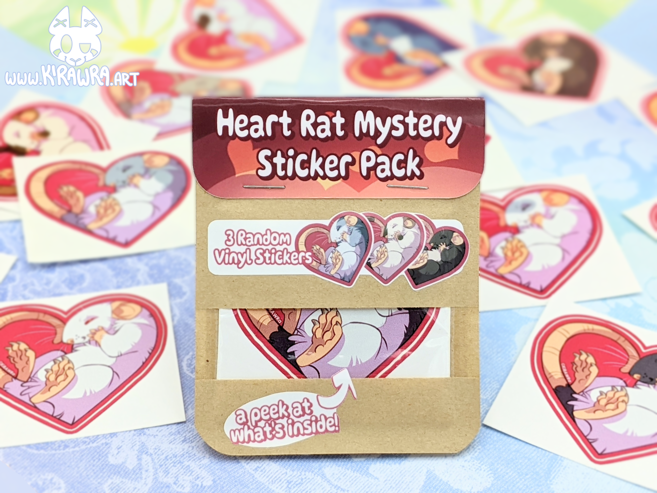 Heart Rats Mystery Sticker Pack