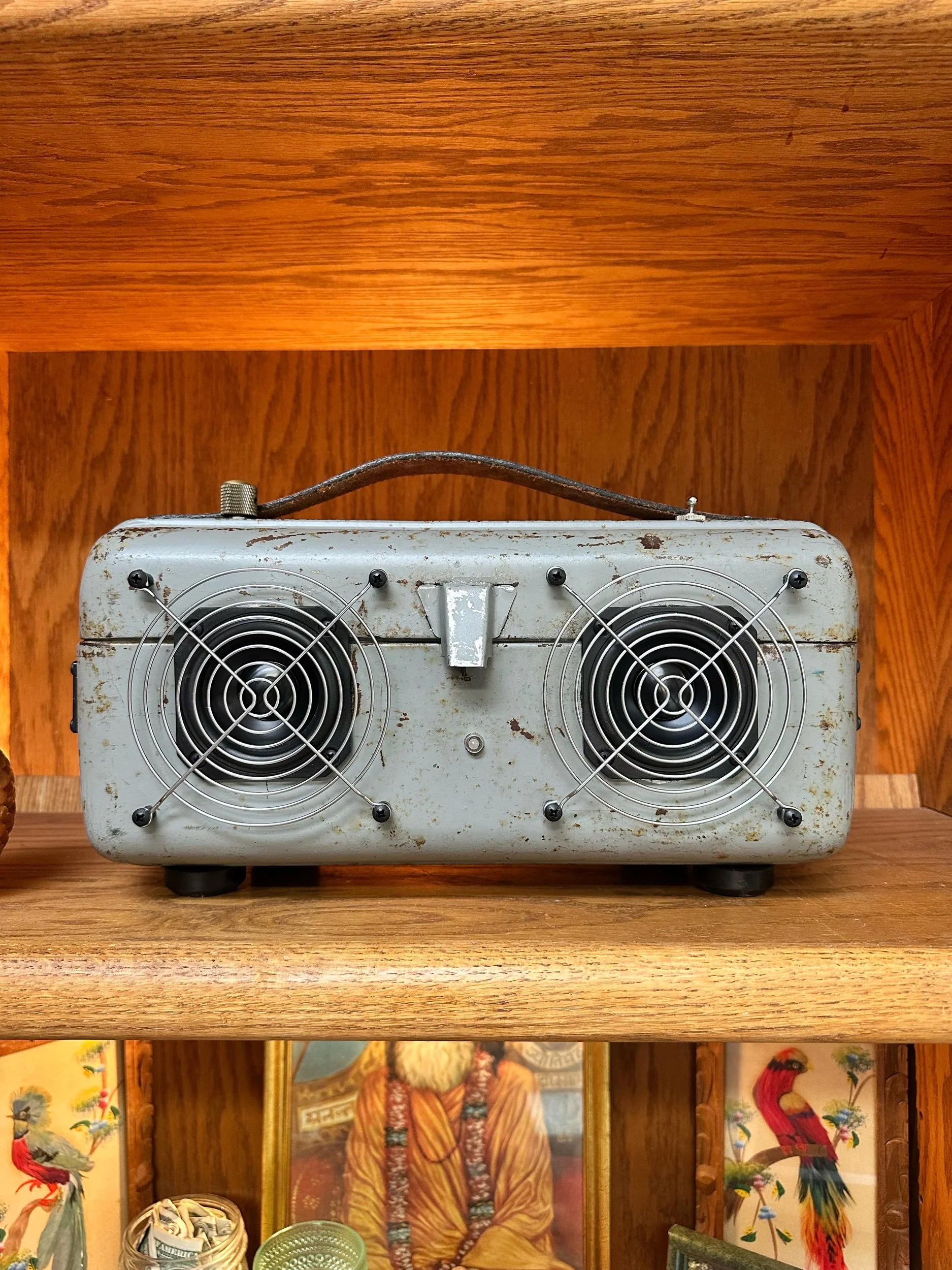 Ezekiel the metal tool box portable Bluetooth stereo