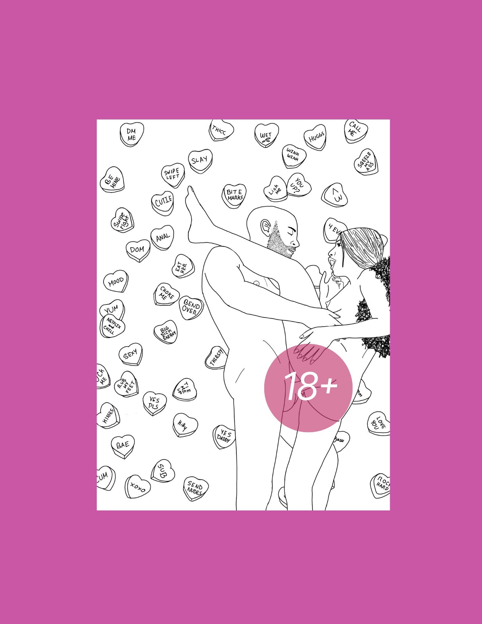 Valentine Day Erotic coloring pages, Digital art print, sex line art, Romantic digital download, Sex Positive Bedroom decor, Adult coloring