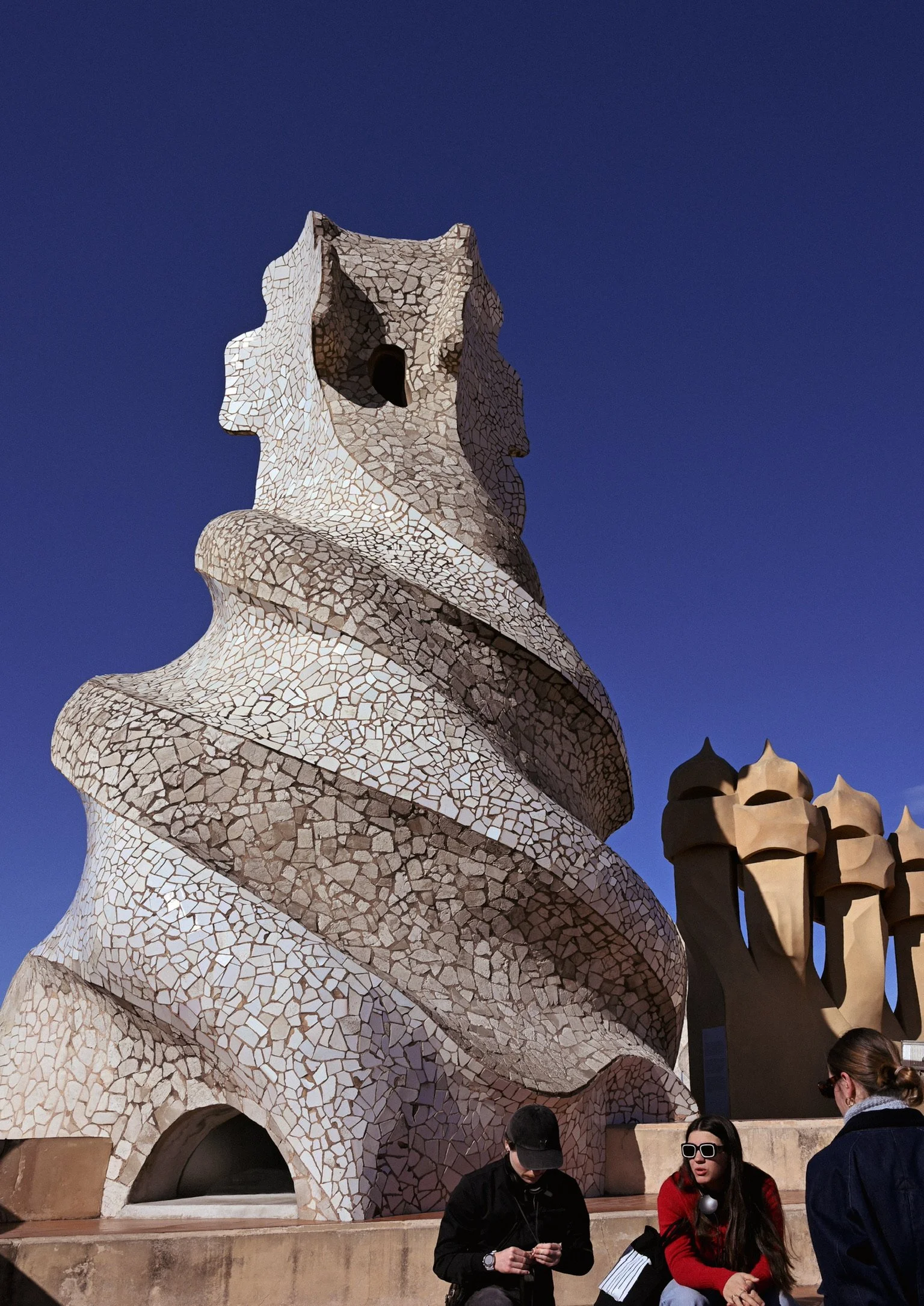 Sculpture on the roof of Casa Milà