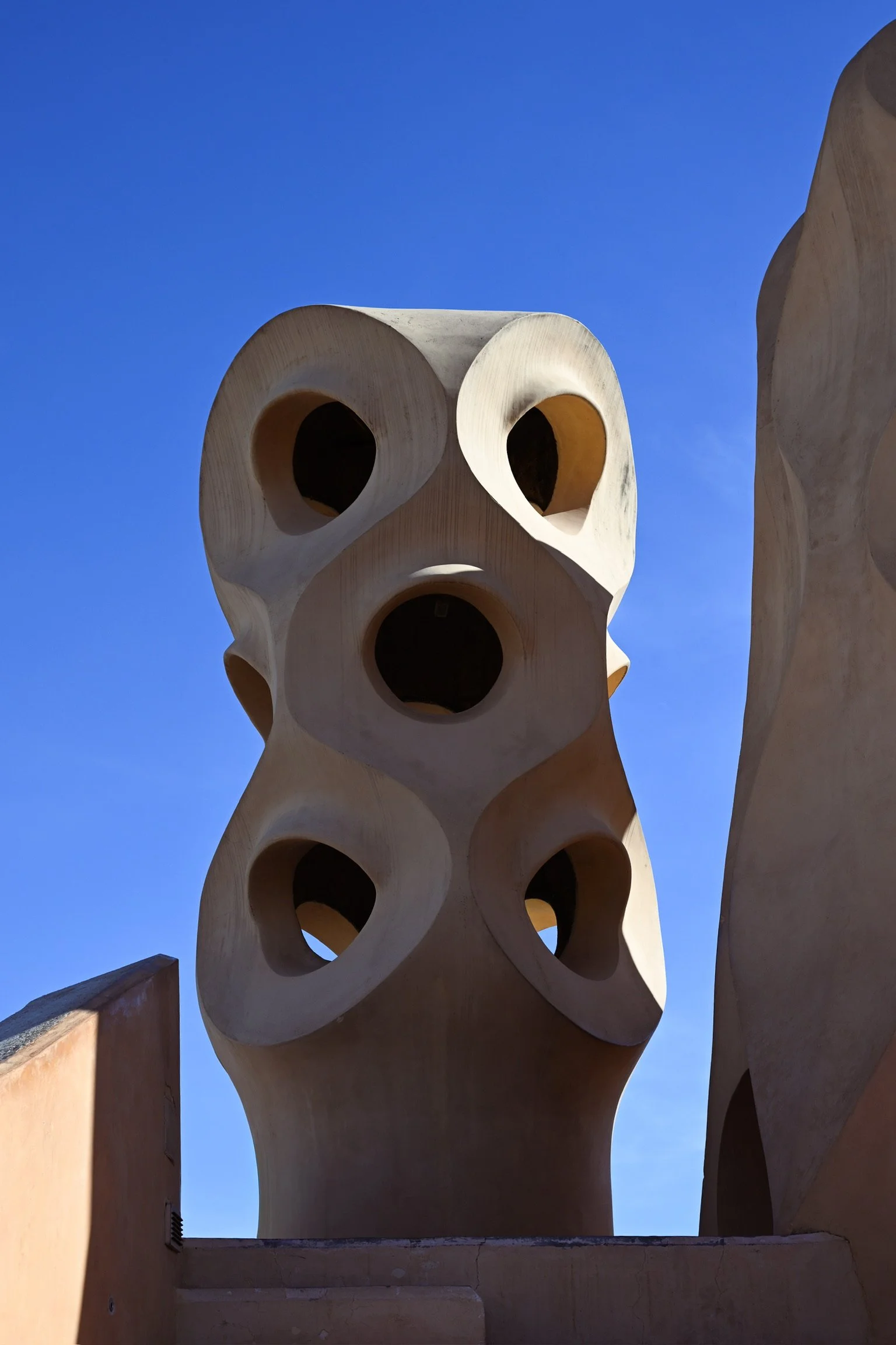Sculpture on the roof of Casa Milà