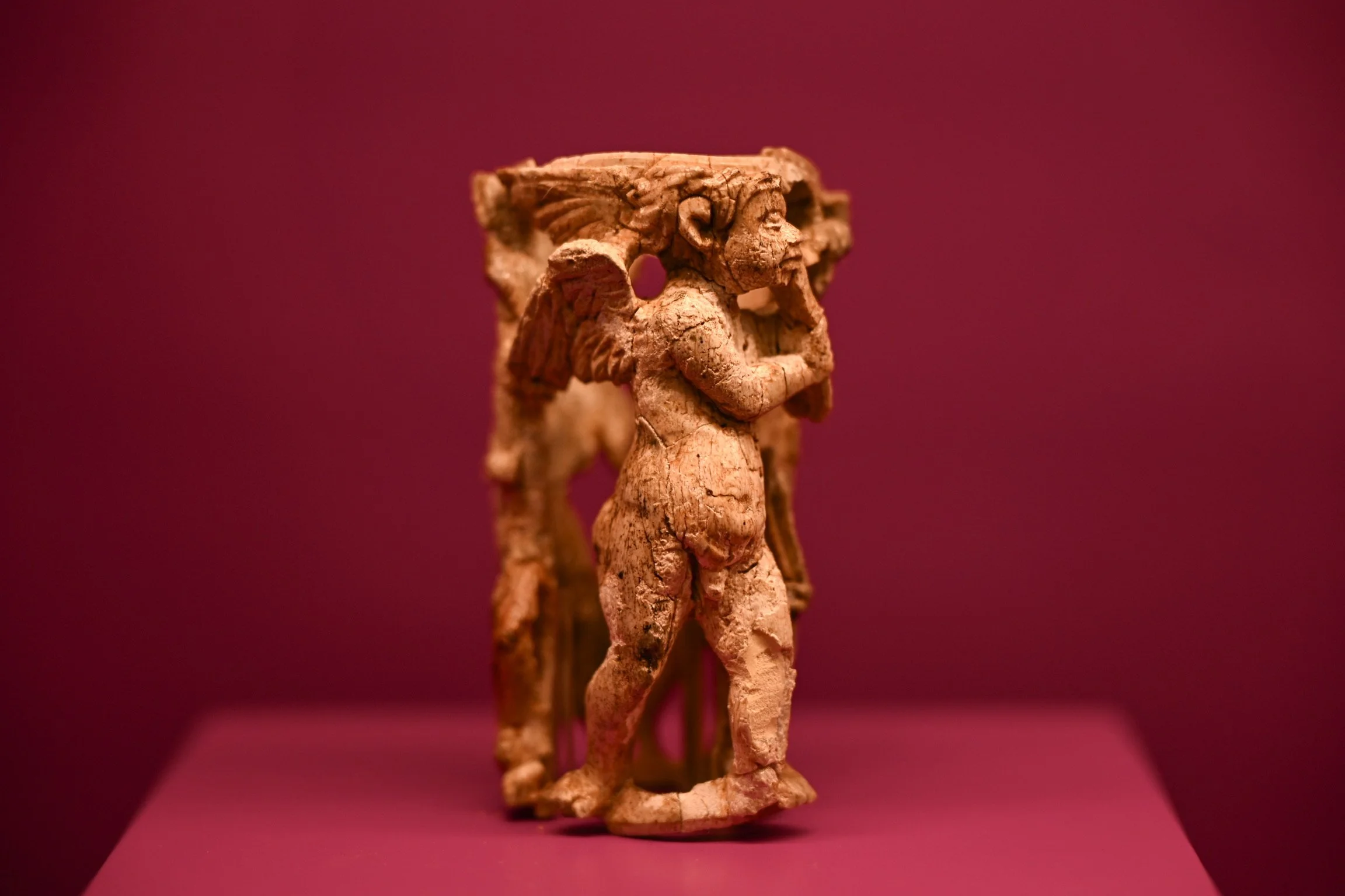 Roman artifacts at the Barcelona History museum