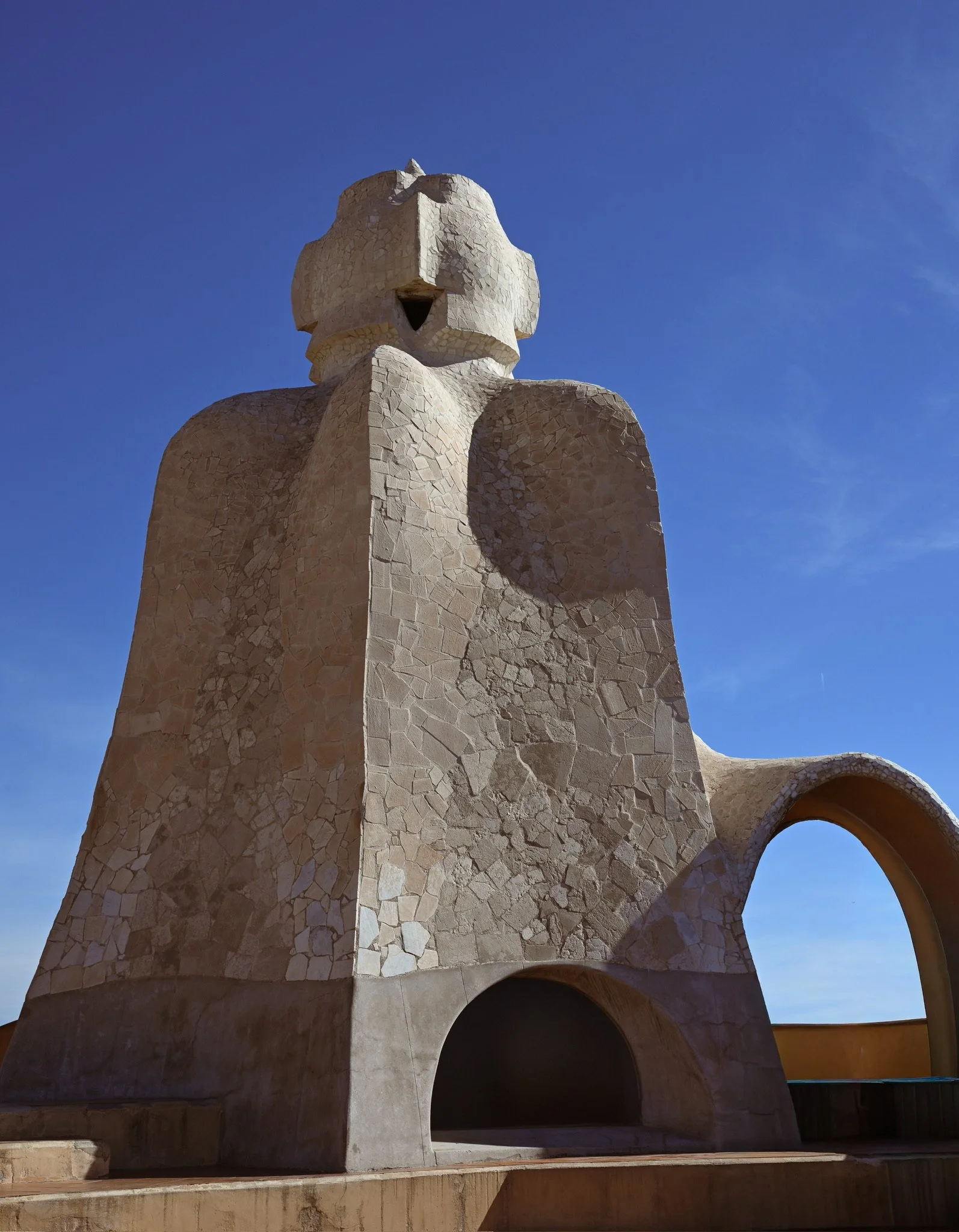 Sculpture on the roof of Casa Milà
