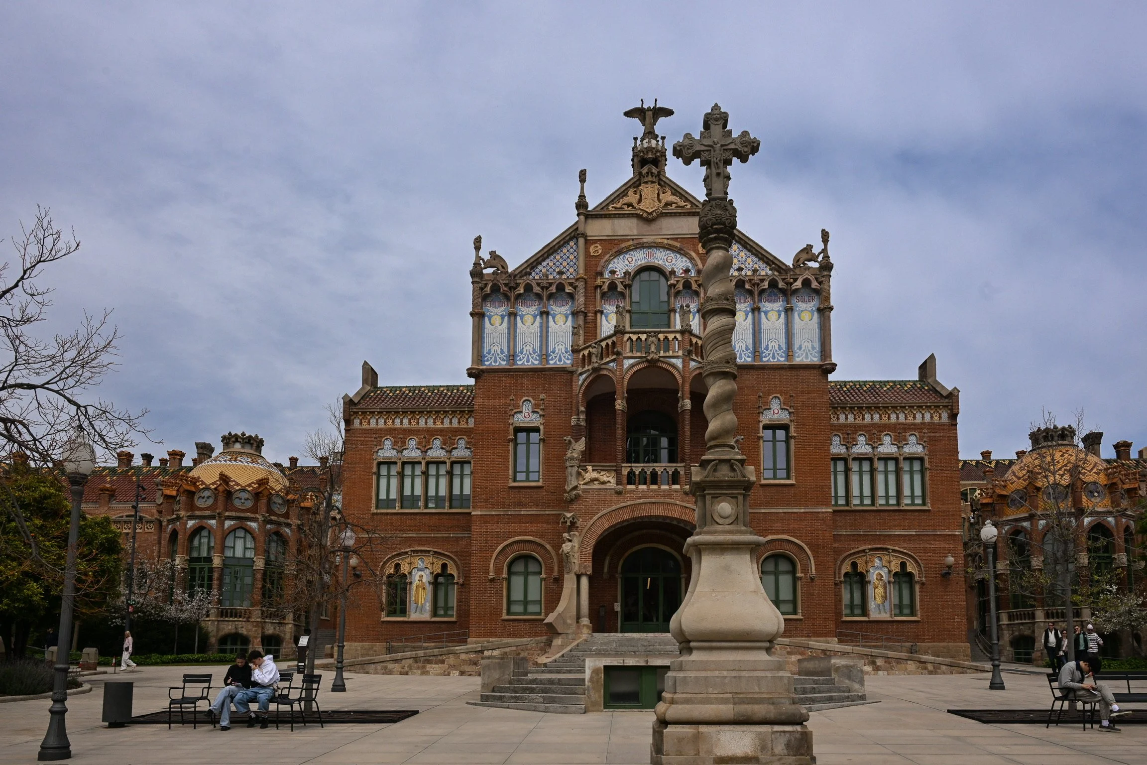 Courtyard of Hospital de la Santa Creu i Sant Pau