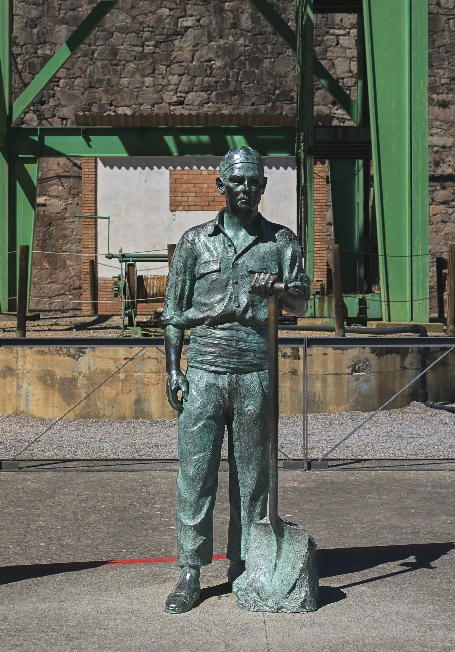 Entrance to the Cardona salt mine