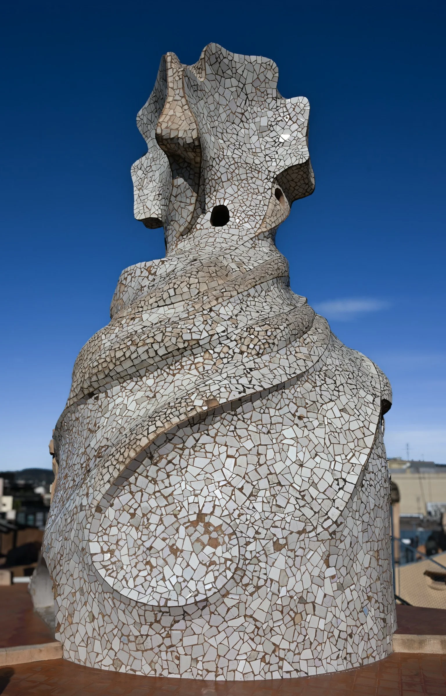 Sculpture on the roof of Casa Milà
