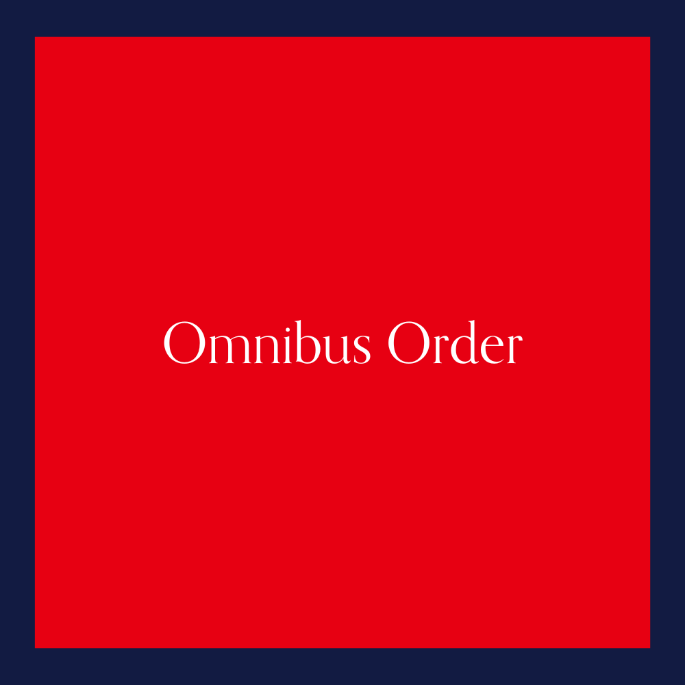 Omnibus Order
