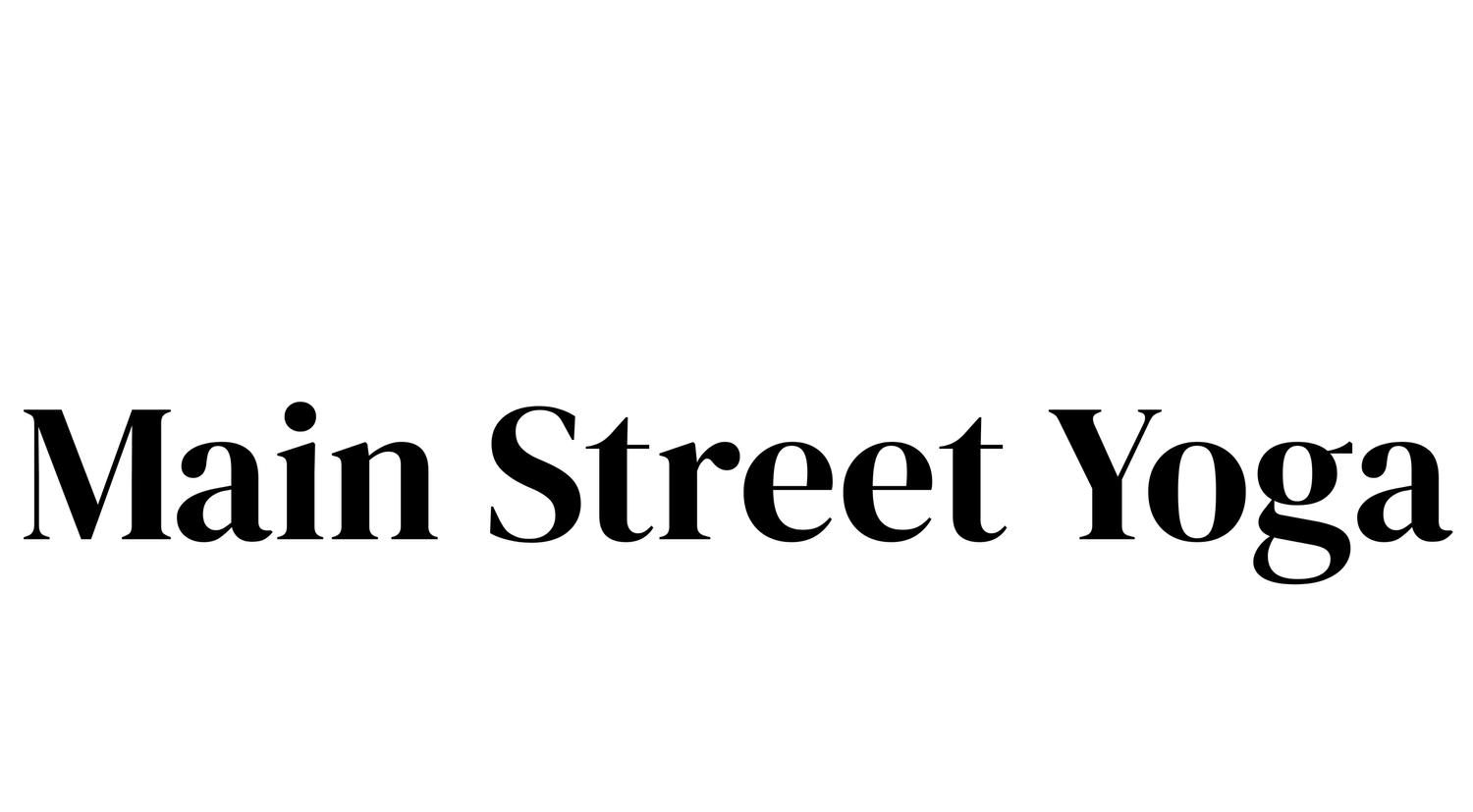 Main Street Yoga