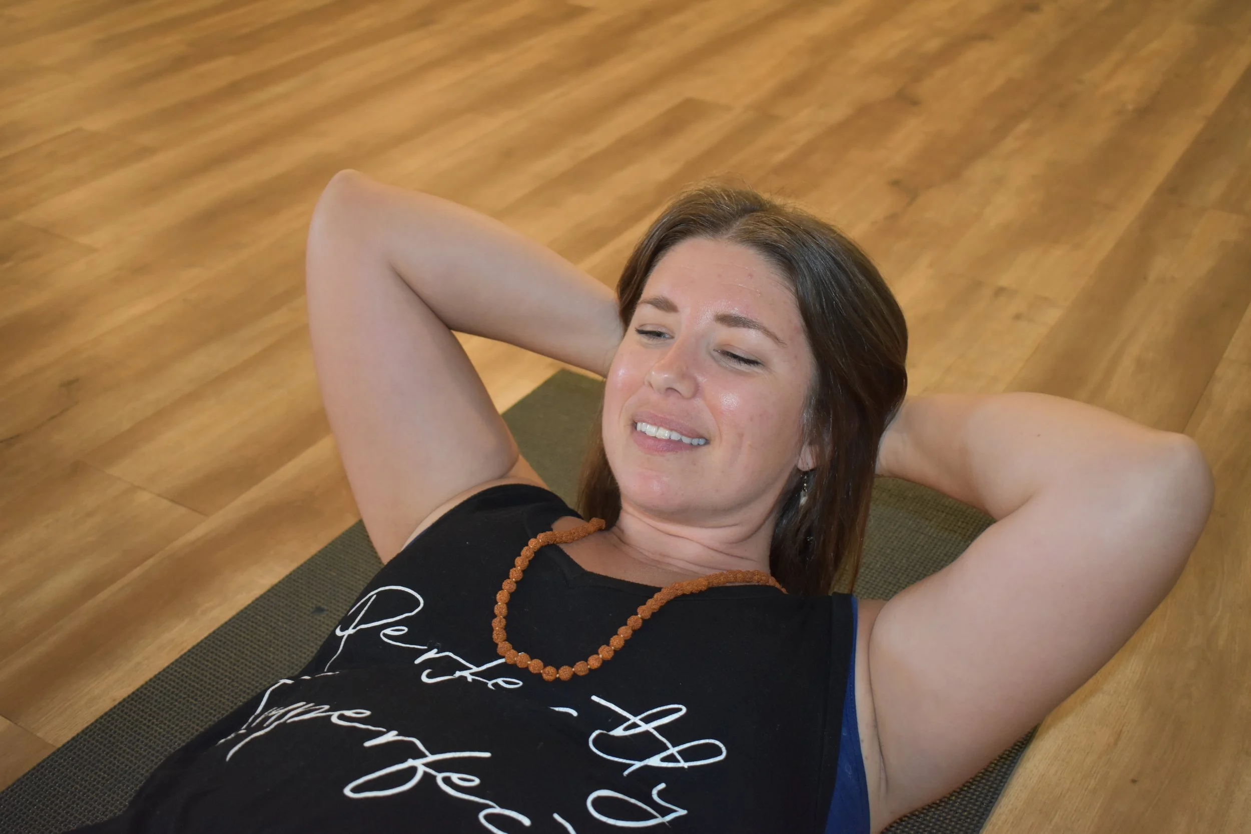 somatic exercise, slow and mindful yoga, therapeutic yoga pose