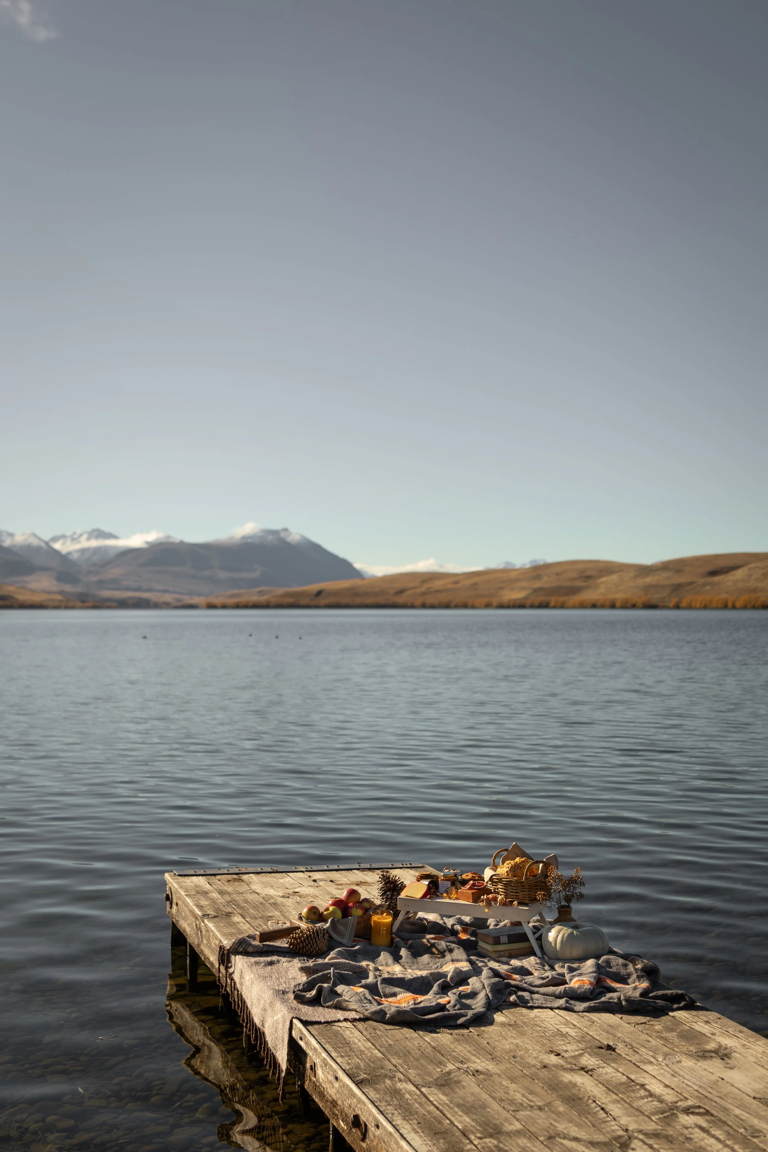 LINEN Teatowel - Autumn Picnic