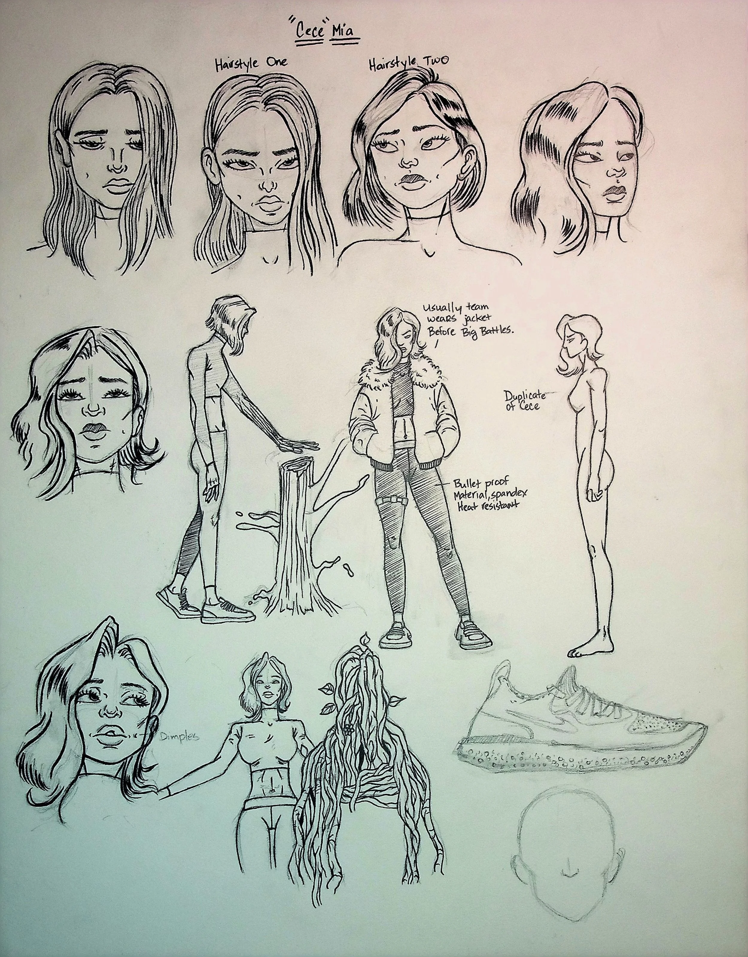 Project: F.O.E. / Comic Book / Character Design / Cece Mia