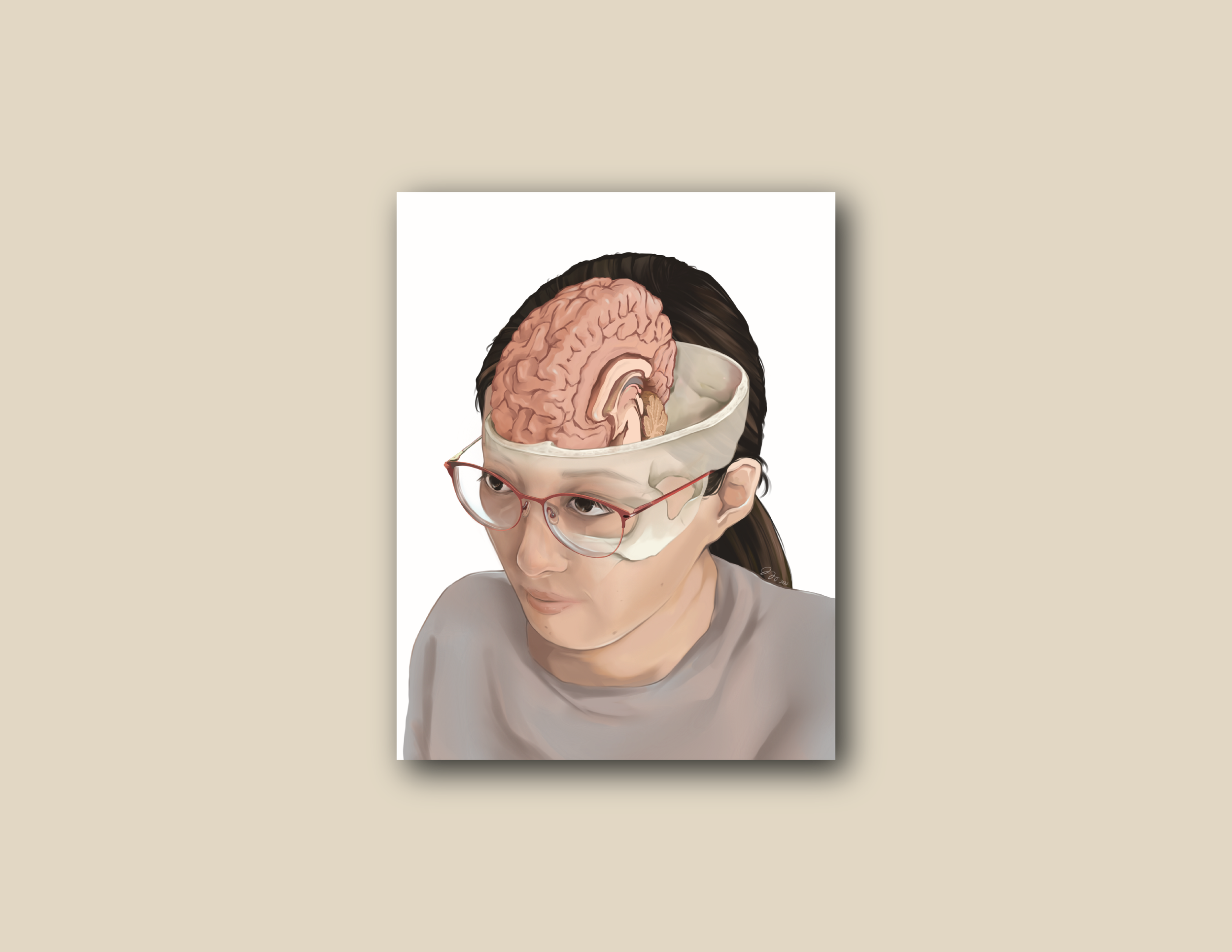 Neuroanatomy Self-Portrait