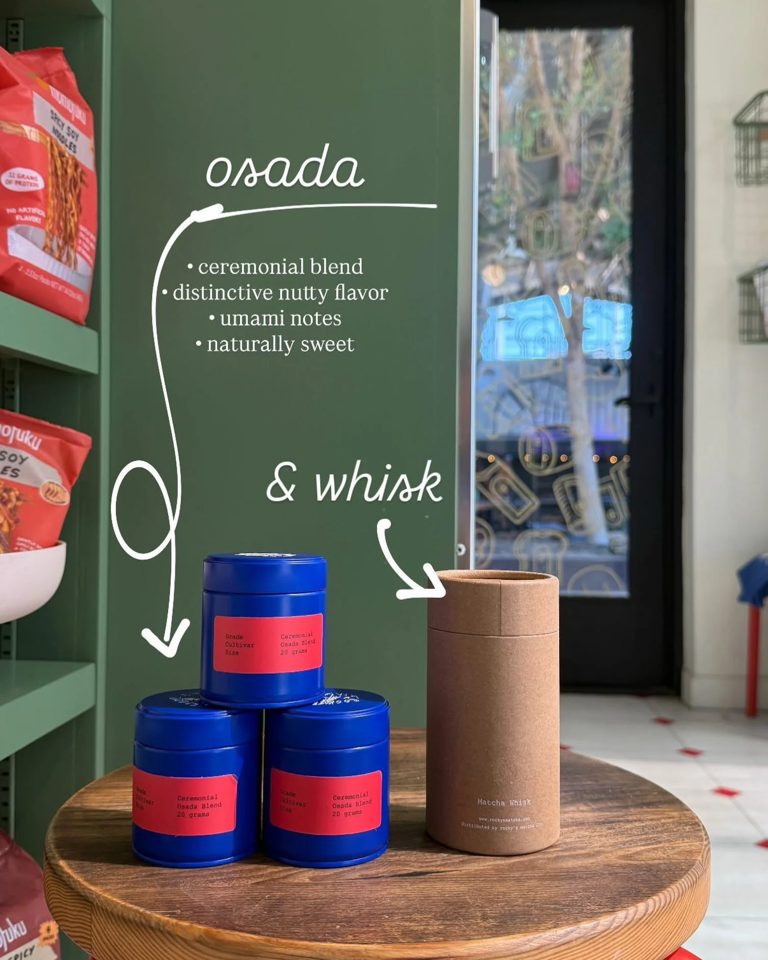 current @rockysmatcha in shop 💙❤️