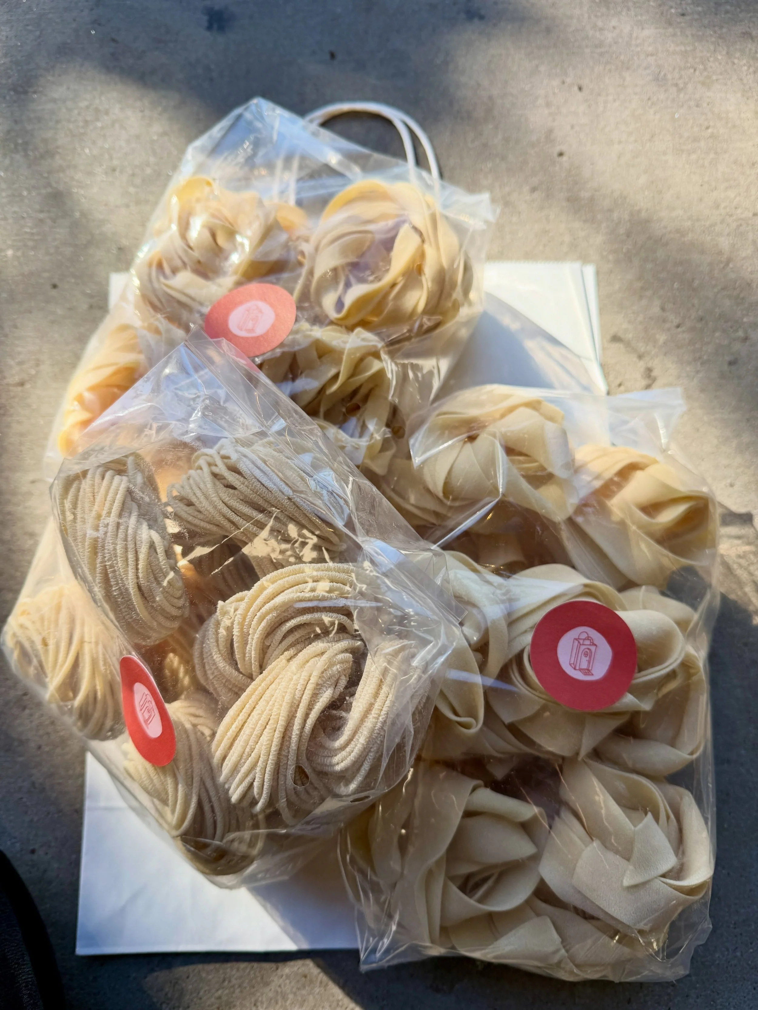 🛒 local pasta, salsa, popcorn and moooooore