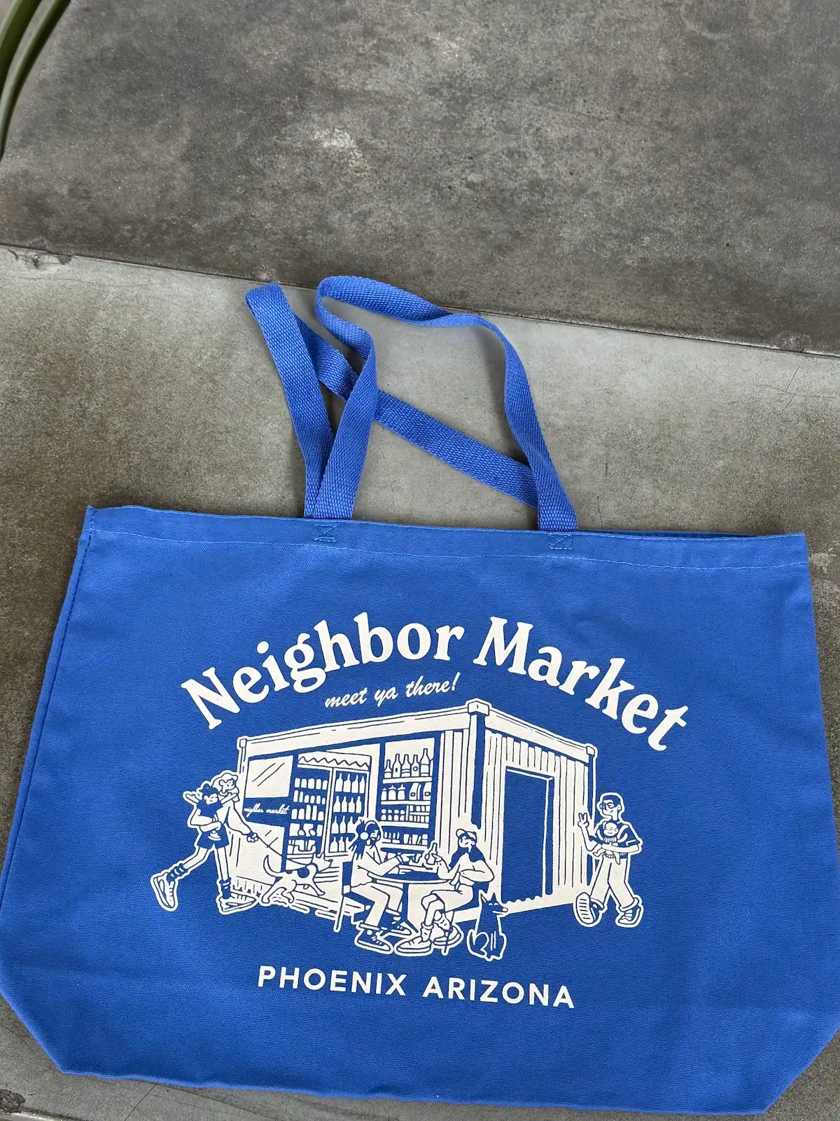 Neighbor Tote Blue