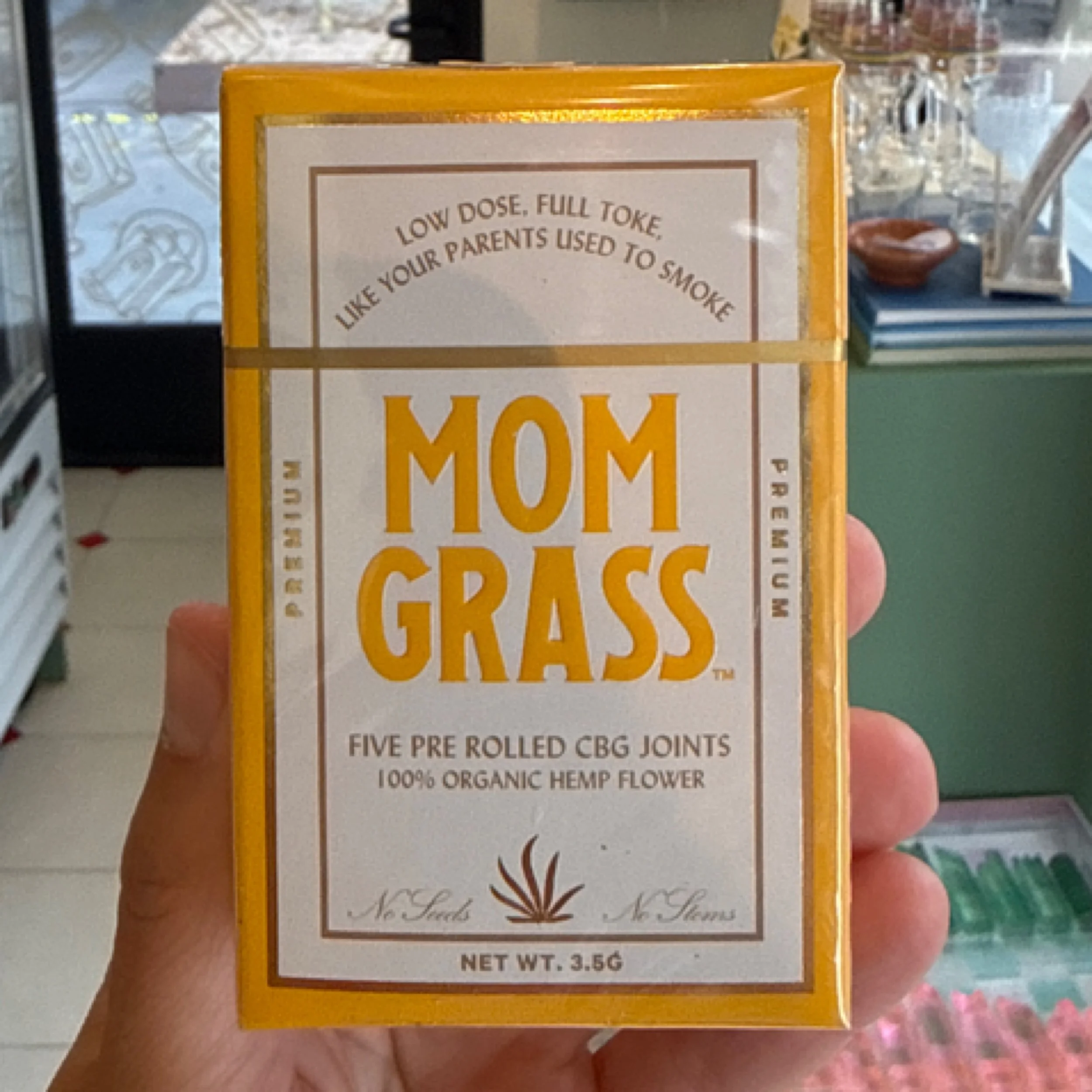 "Mom Grass" CBG, 5-Pack Joints