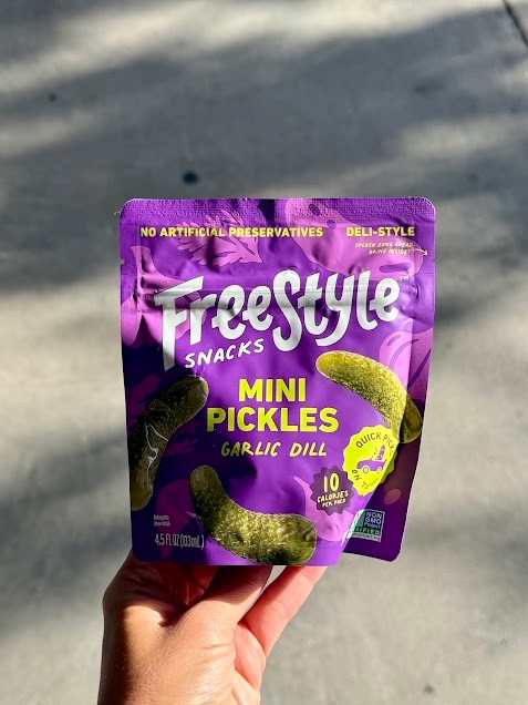 Freestyle Snacks: Garlic Dill Mini Pickles