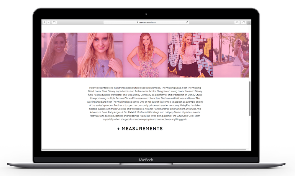 HaleyRae Cannel - Squarespace Website Designs