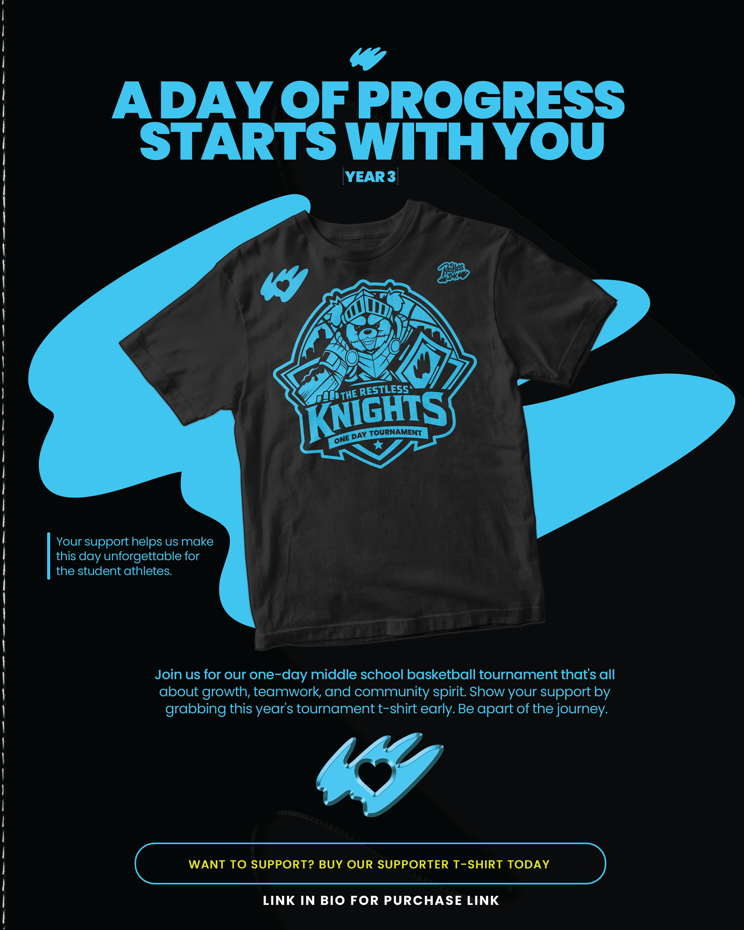 The Restless Ink: Supporting Our Journey Tee