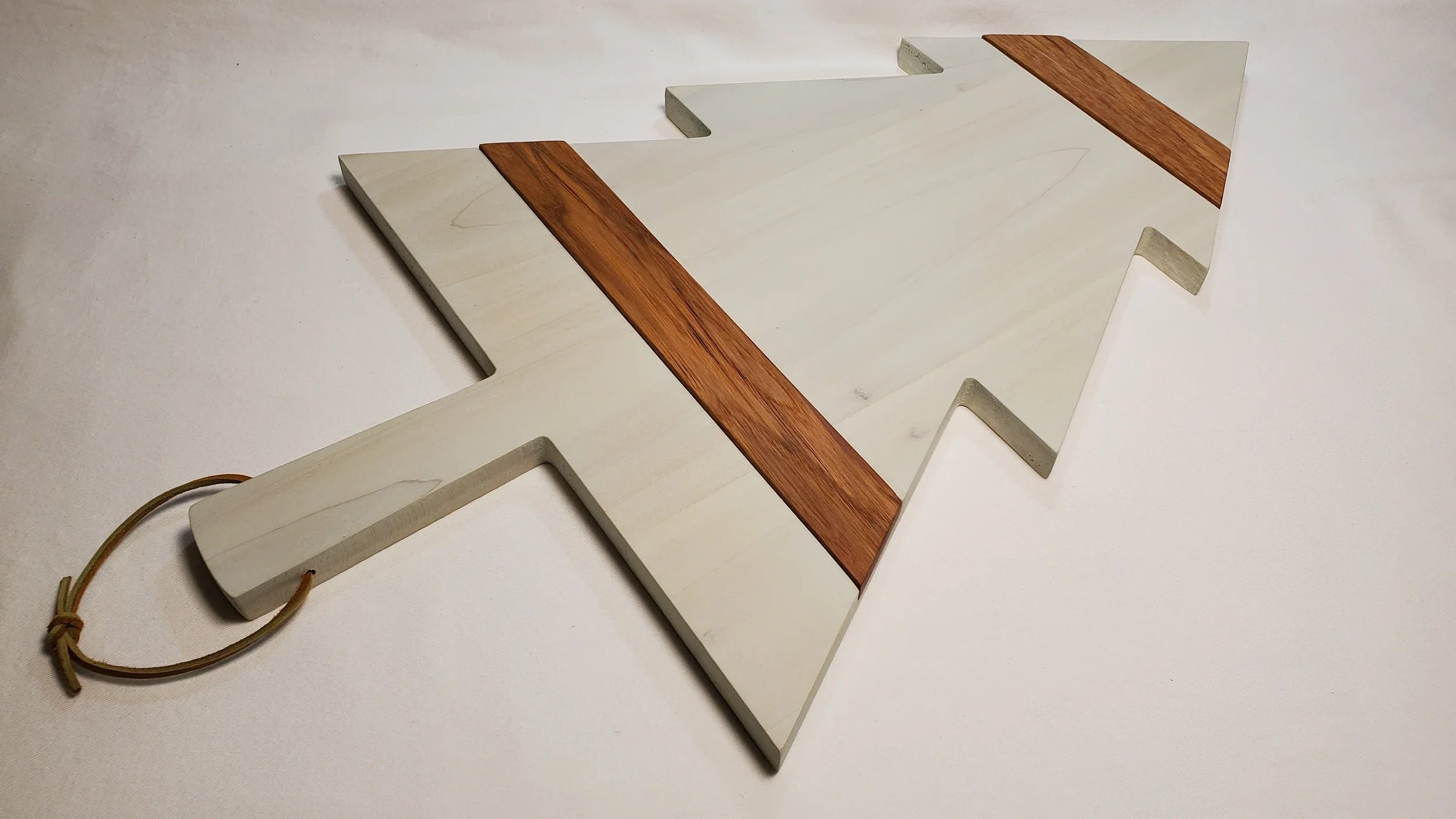 Large Charcuterie Board: Tree (Poplar with Pecan)