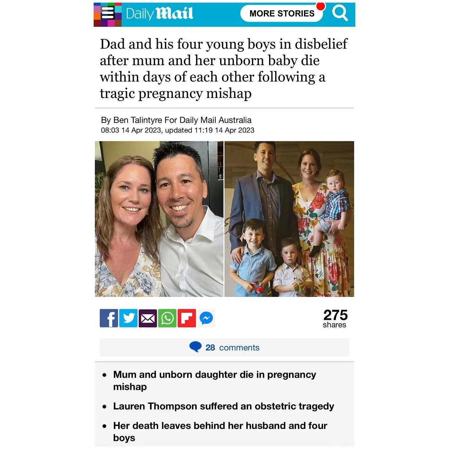 This past week, we heard in the news about the tragedy of a Queensland woman who died from a ruptured uterus. Her placenta was reportedly stuck to her uterus, a condition known as placenta accreta spectrum disorder.

Placenta accreta is rare but beco