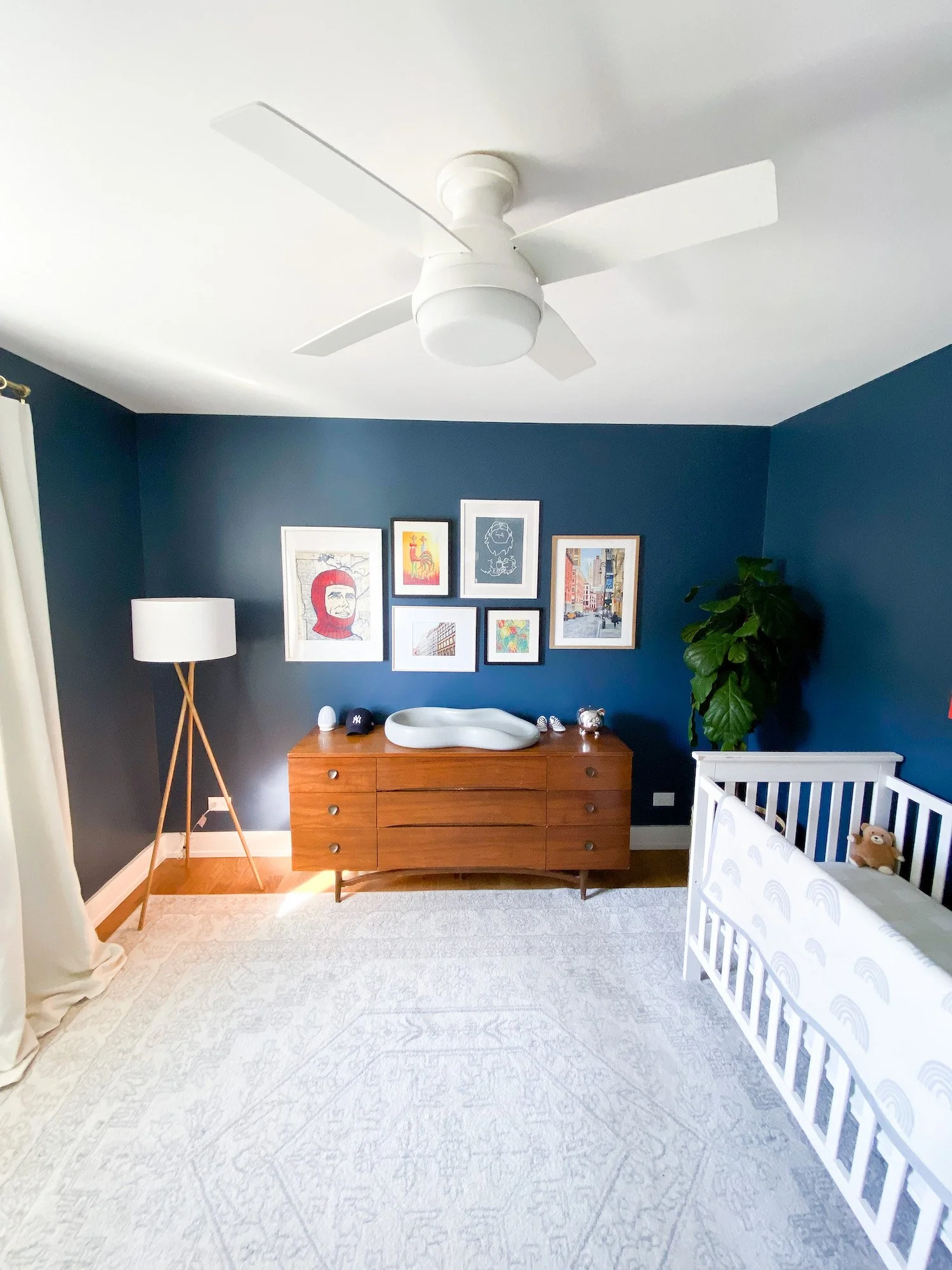 A Modern Blue Baby Boy Nursery & Ideas For Your Own — Jessie Barnes ...