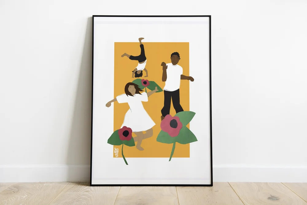 Dancing Print
