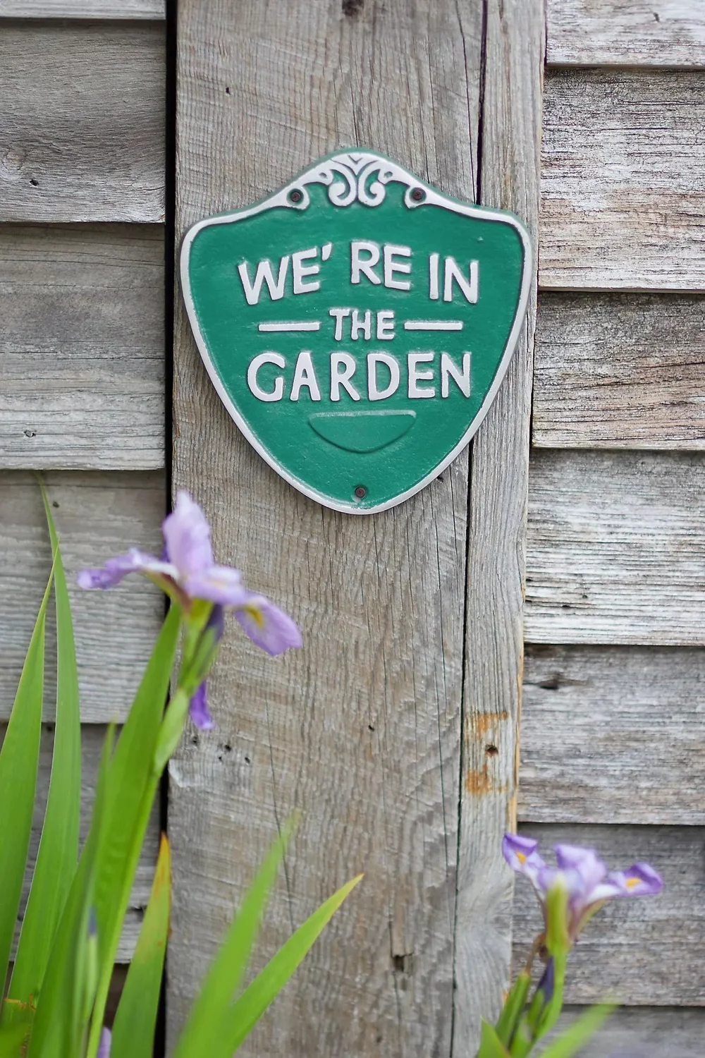 Iron Garden Sign