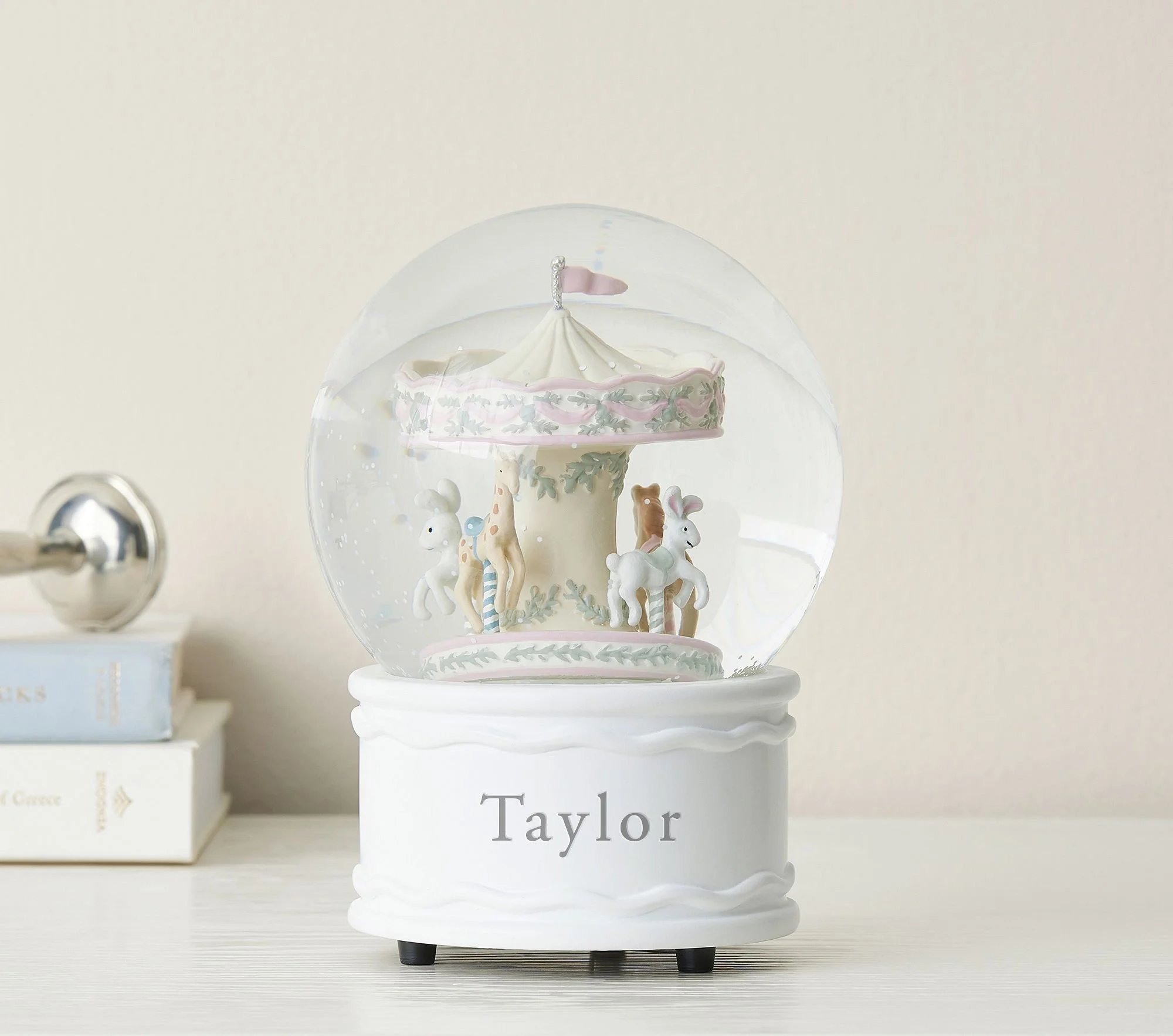 Monogram Snow Globe