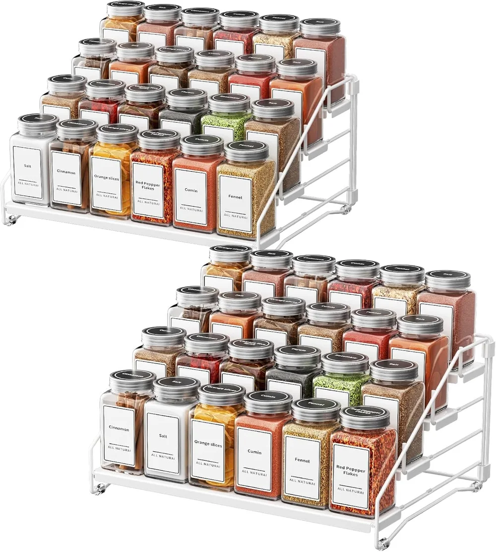 Tiered Spice Shelves