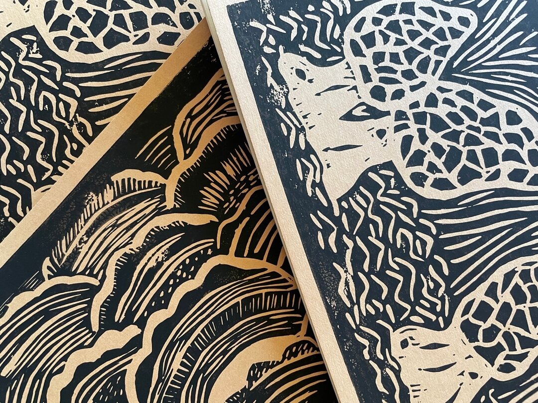 More making. I&rsquo;m hoping to step away from the screen and do more with my hands - drawing, painting, lino printing, screen printing etc. Perhaps it&rsquo;ll be things for the market stall, or maybe it&rsquo;ll just be for my family, friends and 