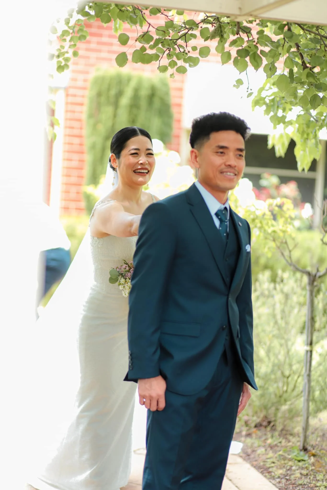 First wedding look about to occur!