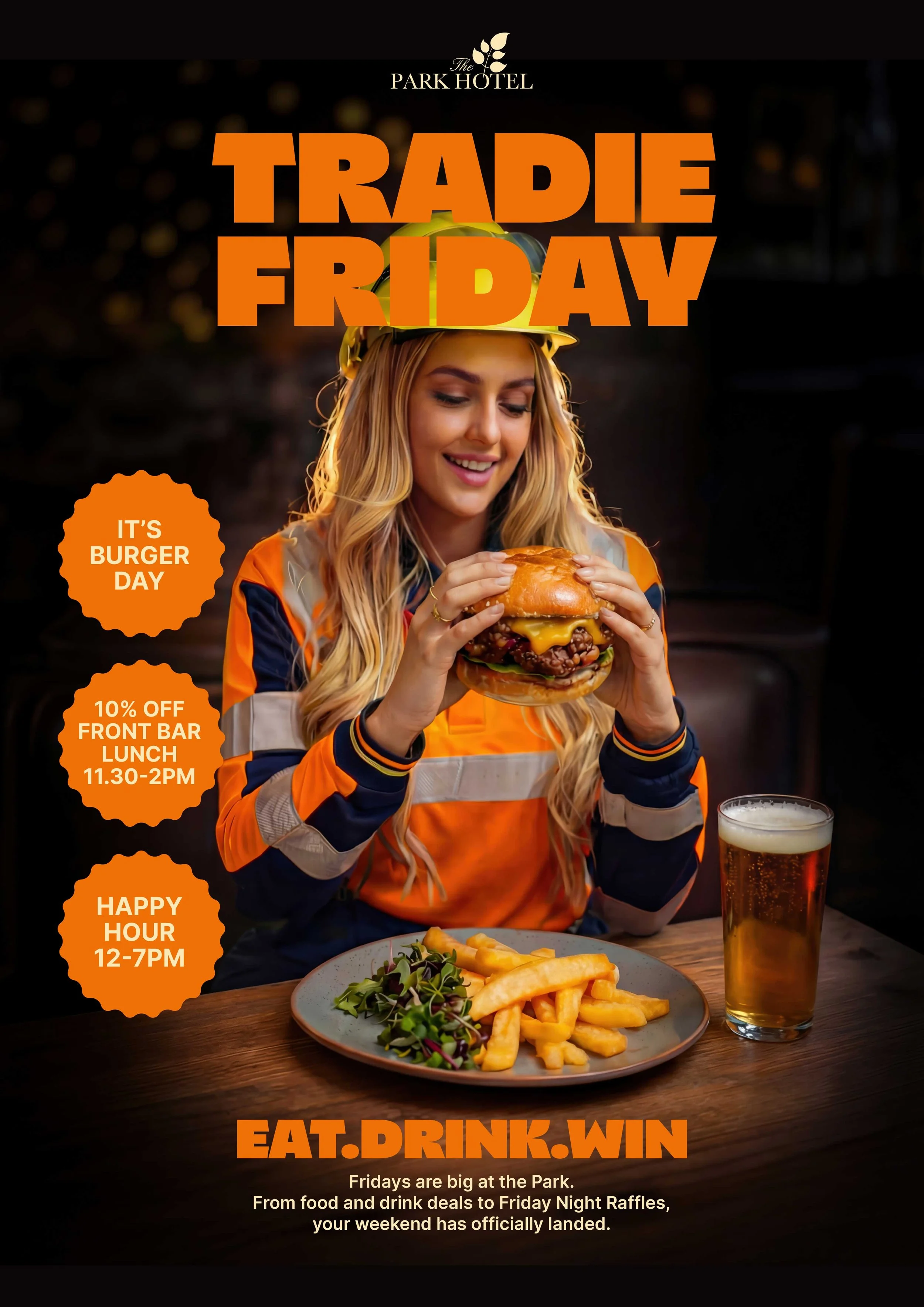 Tradie Friday Deal Park Hotel, Mount Gambier