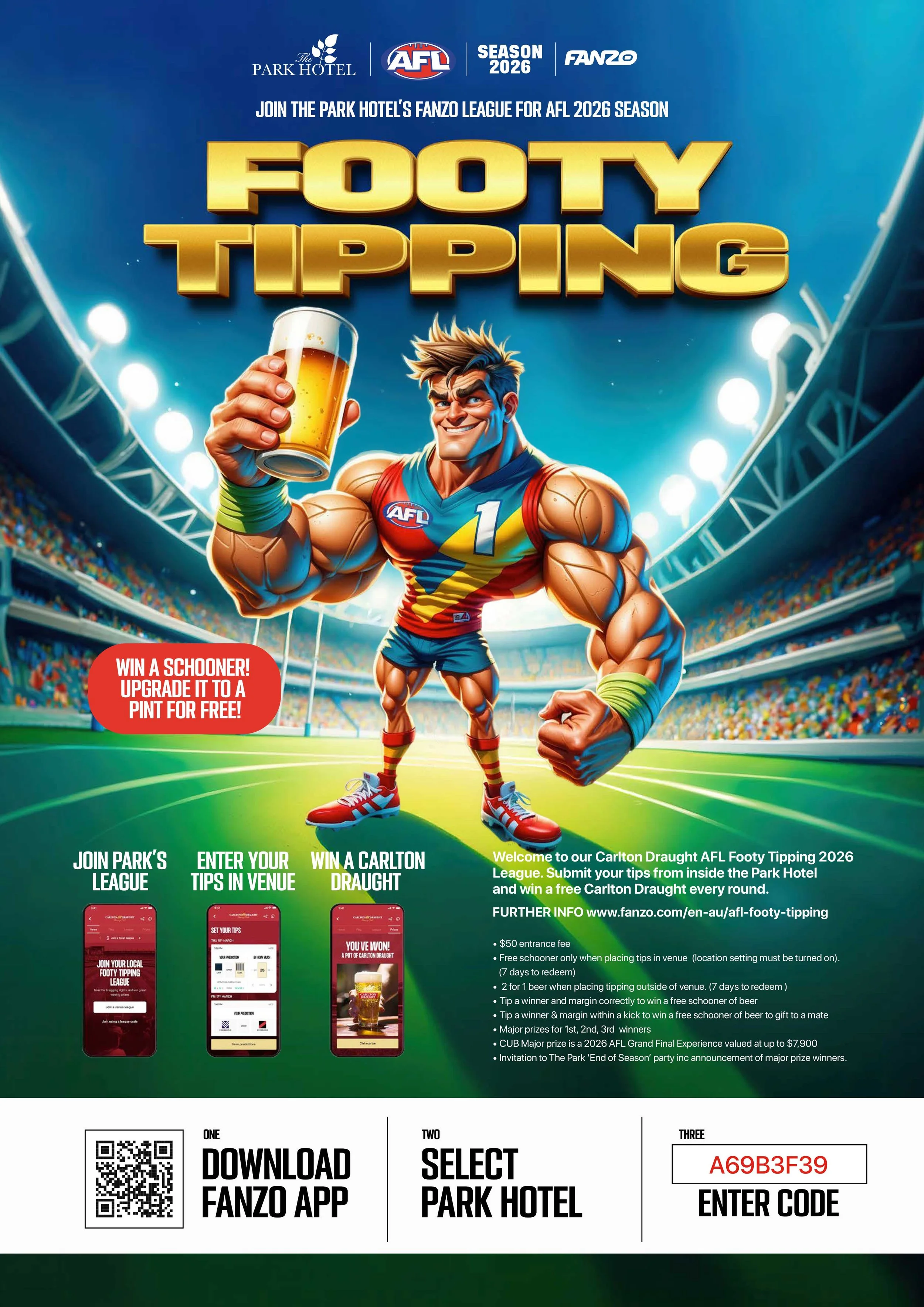 Park Hotel Fanzo AFL Footy Tipping 2026 | Mount Gambier