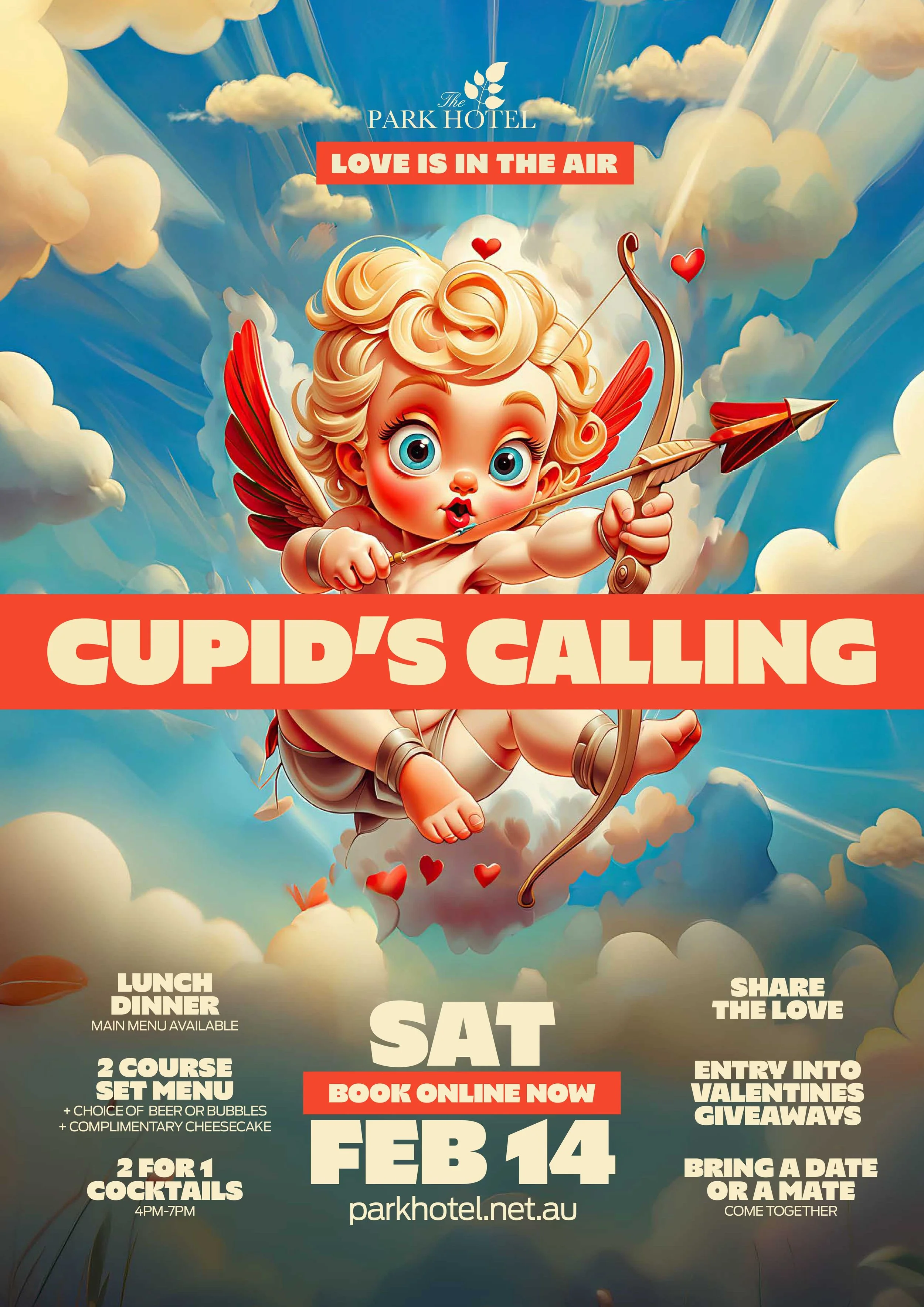 Valentine's Day 2026 Park Hotel, Mount Gambier