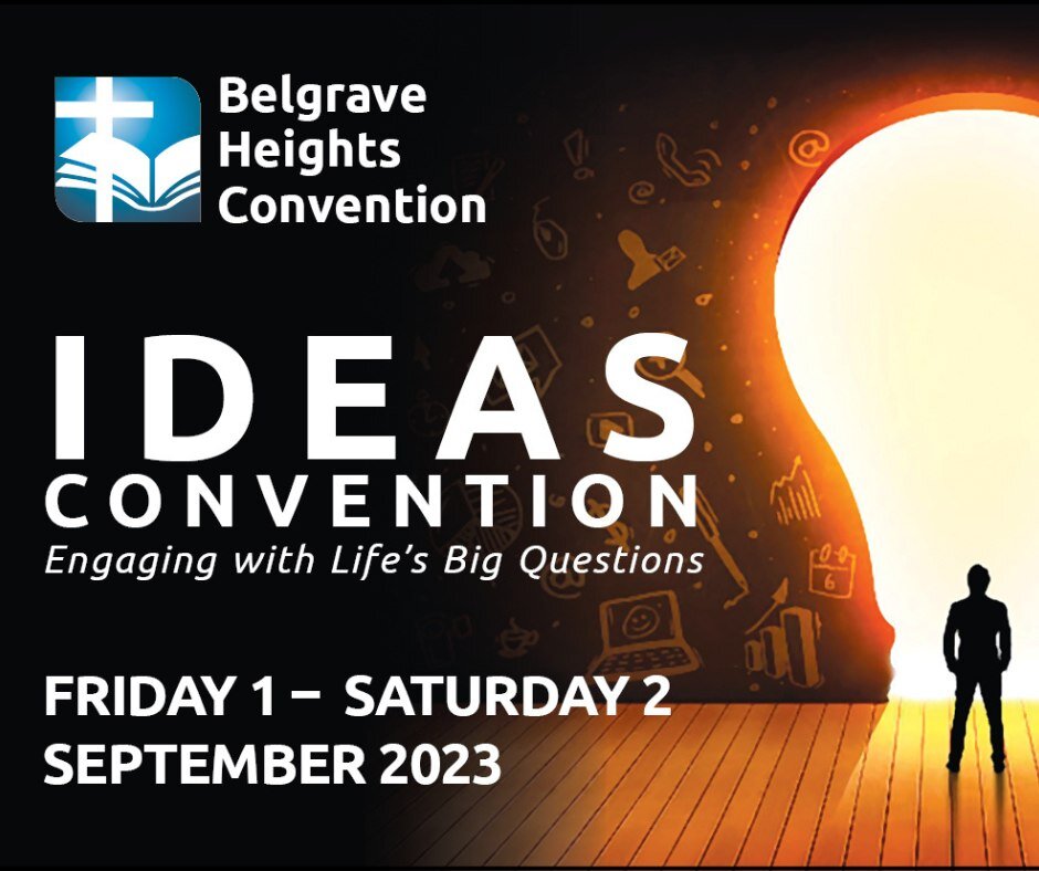 Belgrave Heights have their Ideas Convention coming up September 1st and 2nd.

#belgraveheights #ideas #evangelism